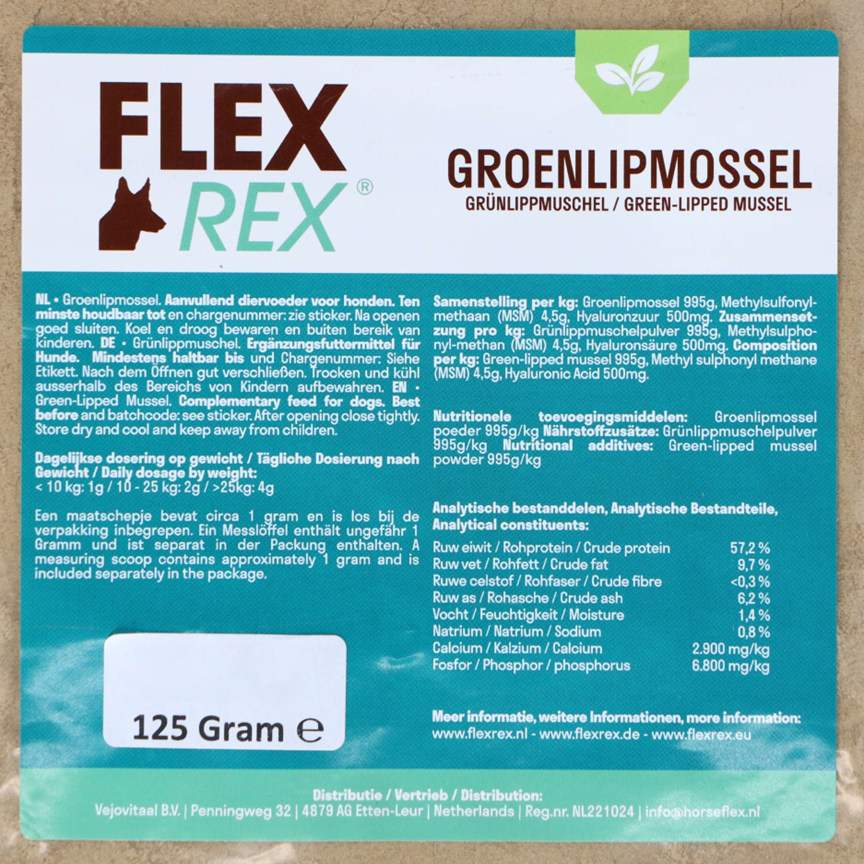 Flexrex Polvere di cozza dalle labbra verdi - Image 3