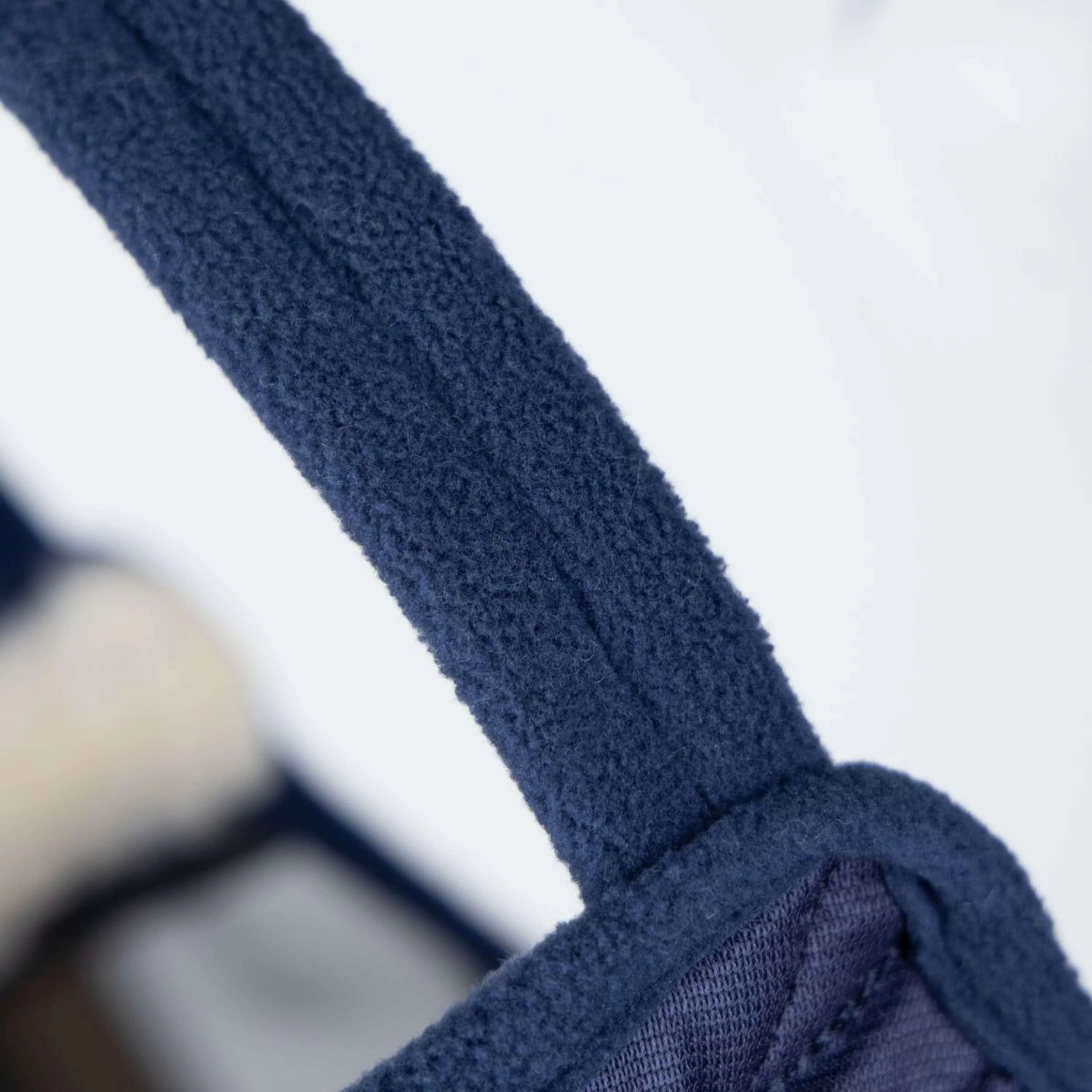 FlyGuard by Shires Maschera per Mosche Pro Fine Mesh Senza orecchie con Frange Navy - Image 6