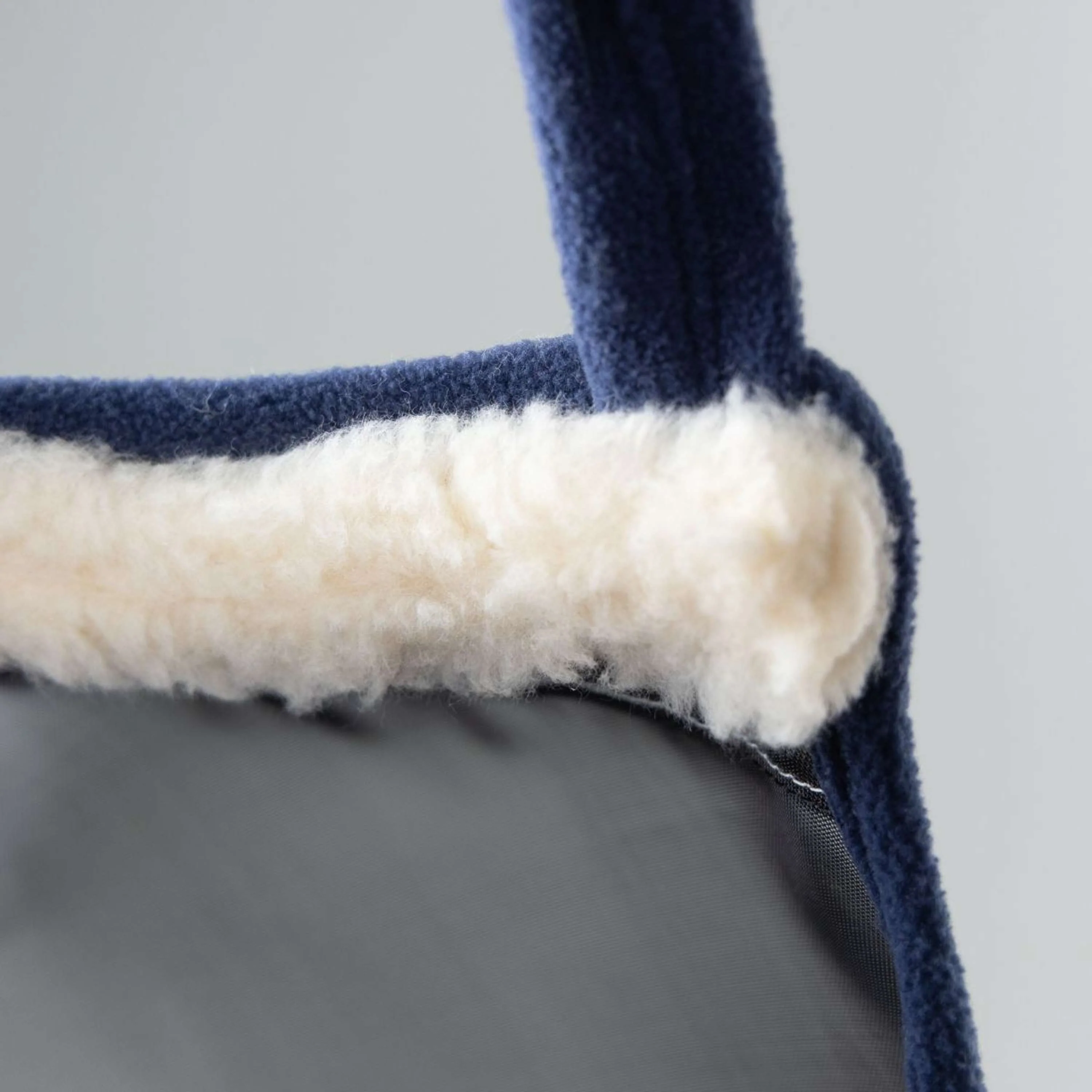 FlyGuard by Shires Maschera per Mosche Pro Fine Mesh Senza orecchie con Frange Navy - Image 7