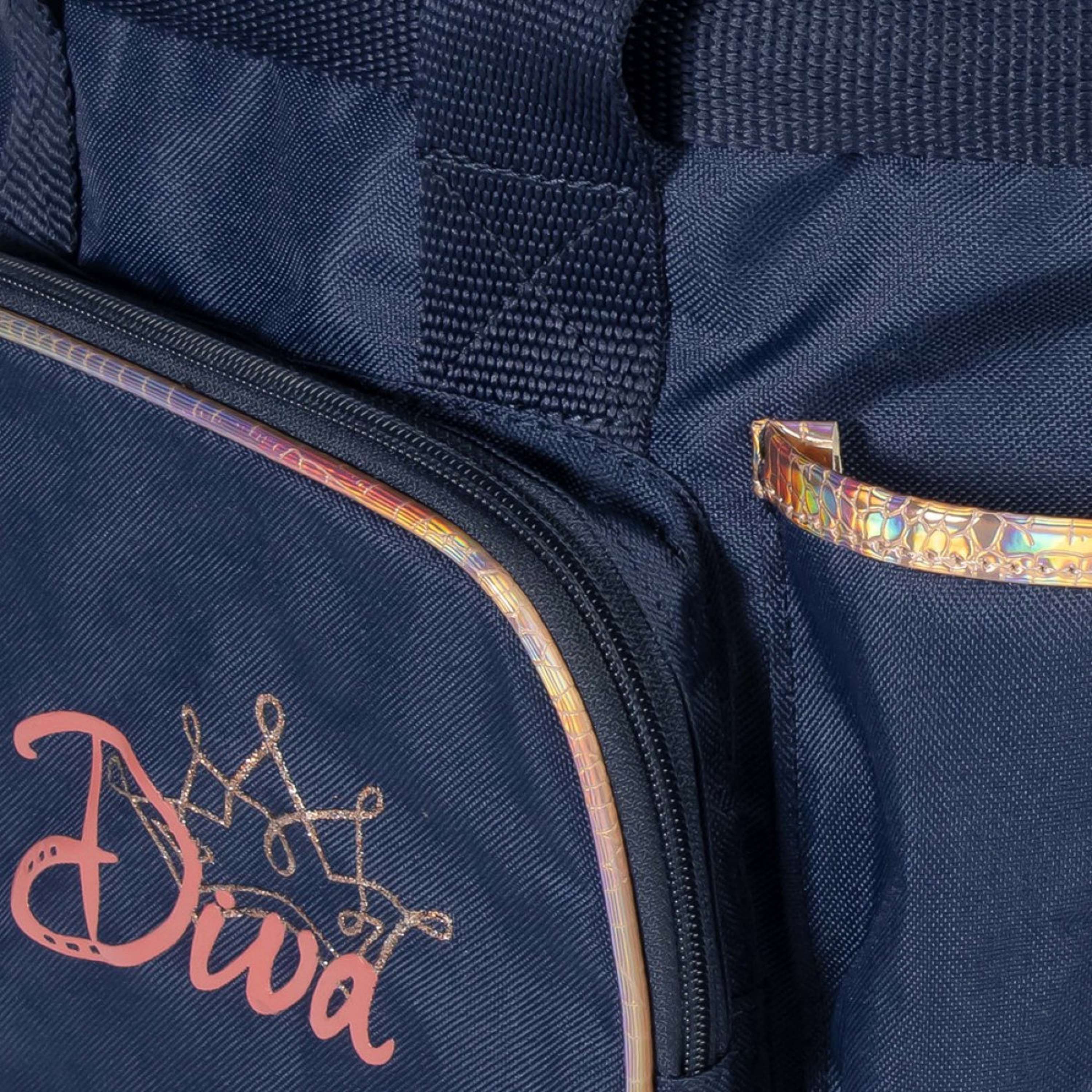 Harry's Horse Borsa per la Toelettatura Diva Mauvewood Collegiate-Blue - Image 4