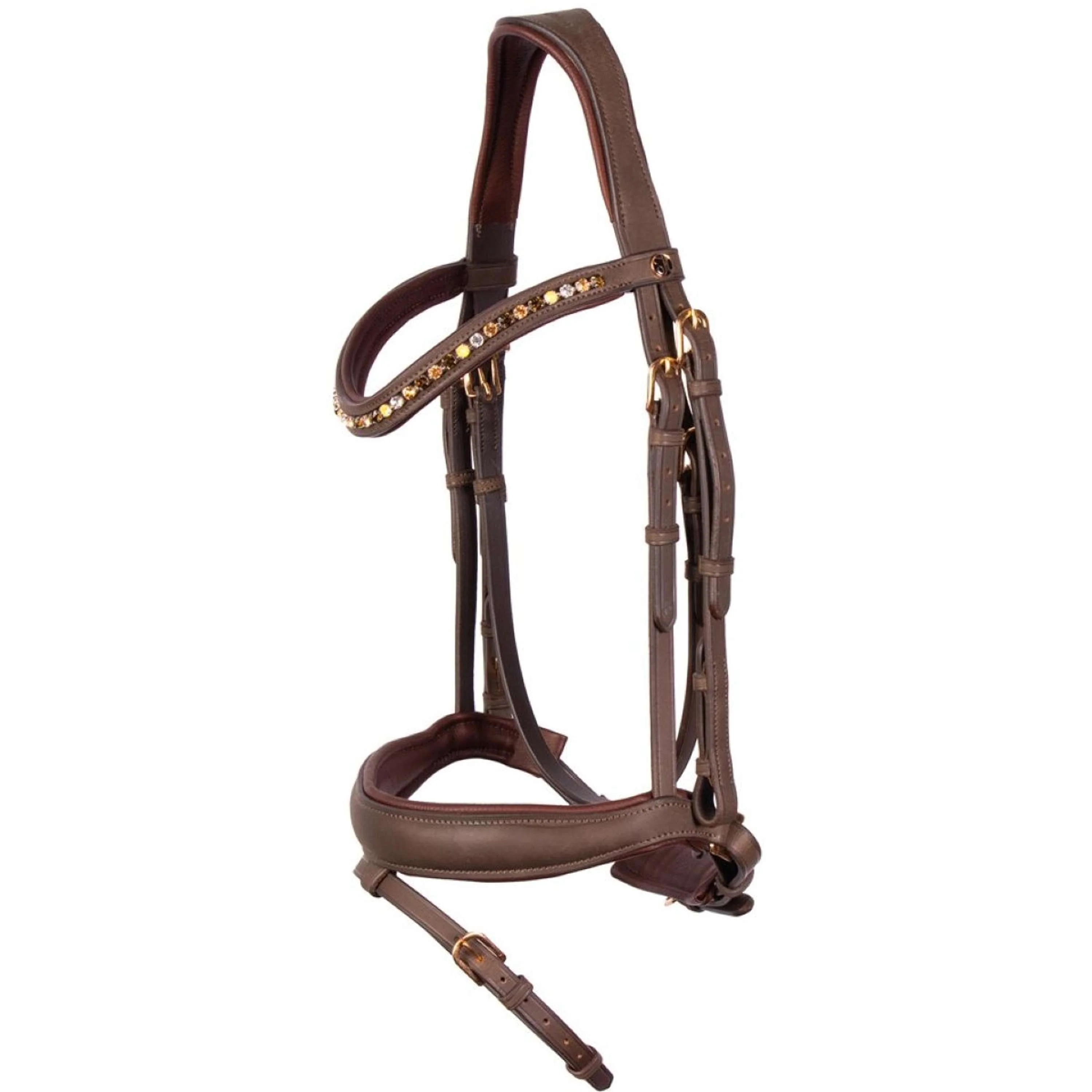 Harry's Horse Briglia Bombastic Crystals Marrone