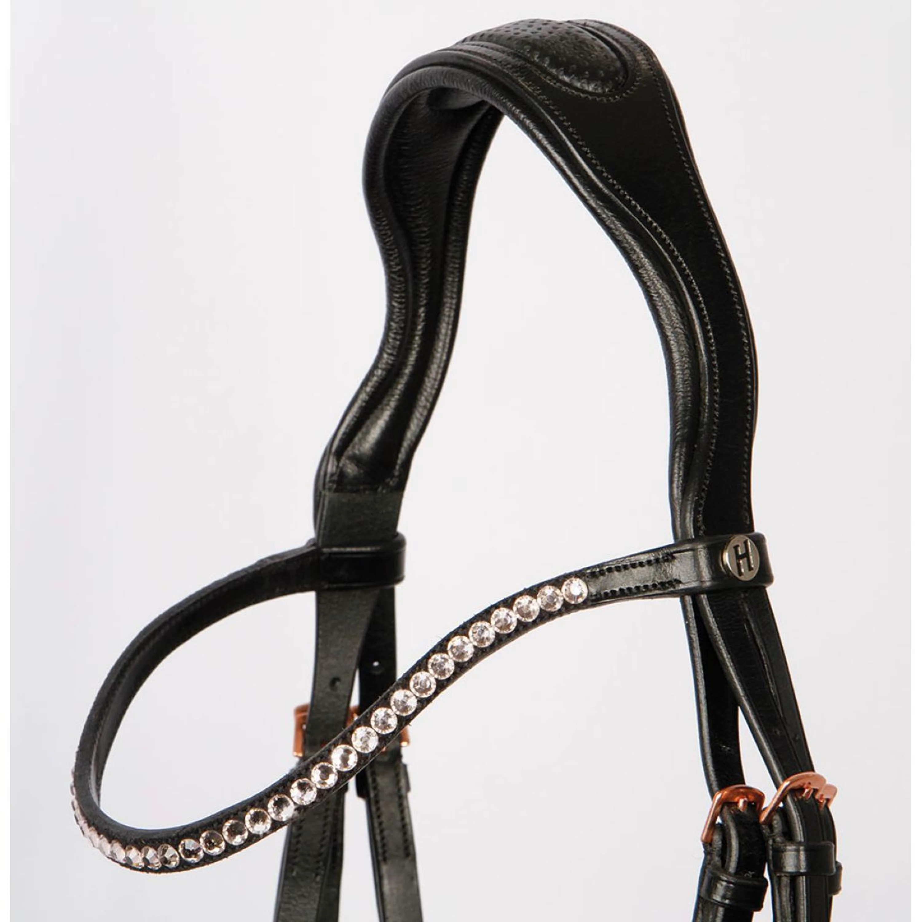 Harry's Horse Briglia Rosegold Lacque II con Caveson Svedese Nero - Image 2
