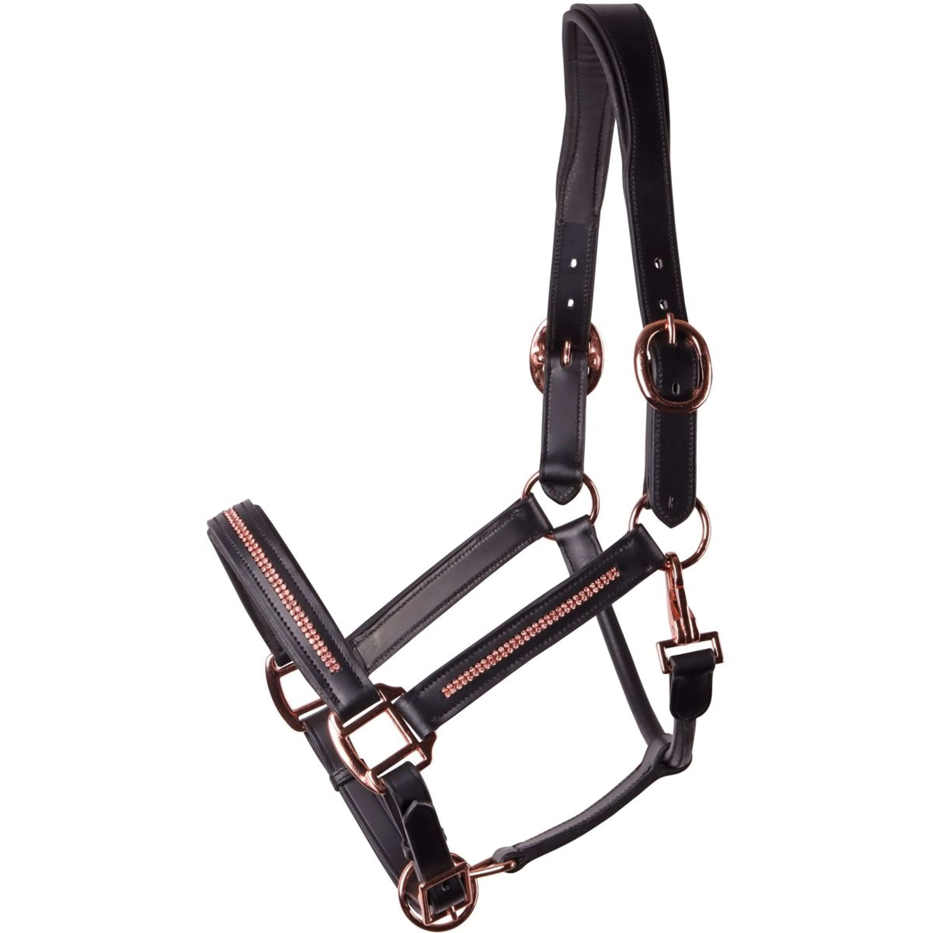 Harry's Horse Cavezza Leder Metallic Nero/Oro rosa - Image 2