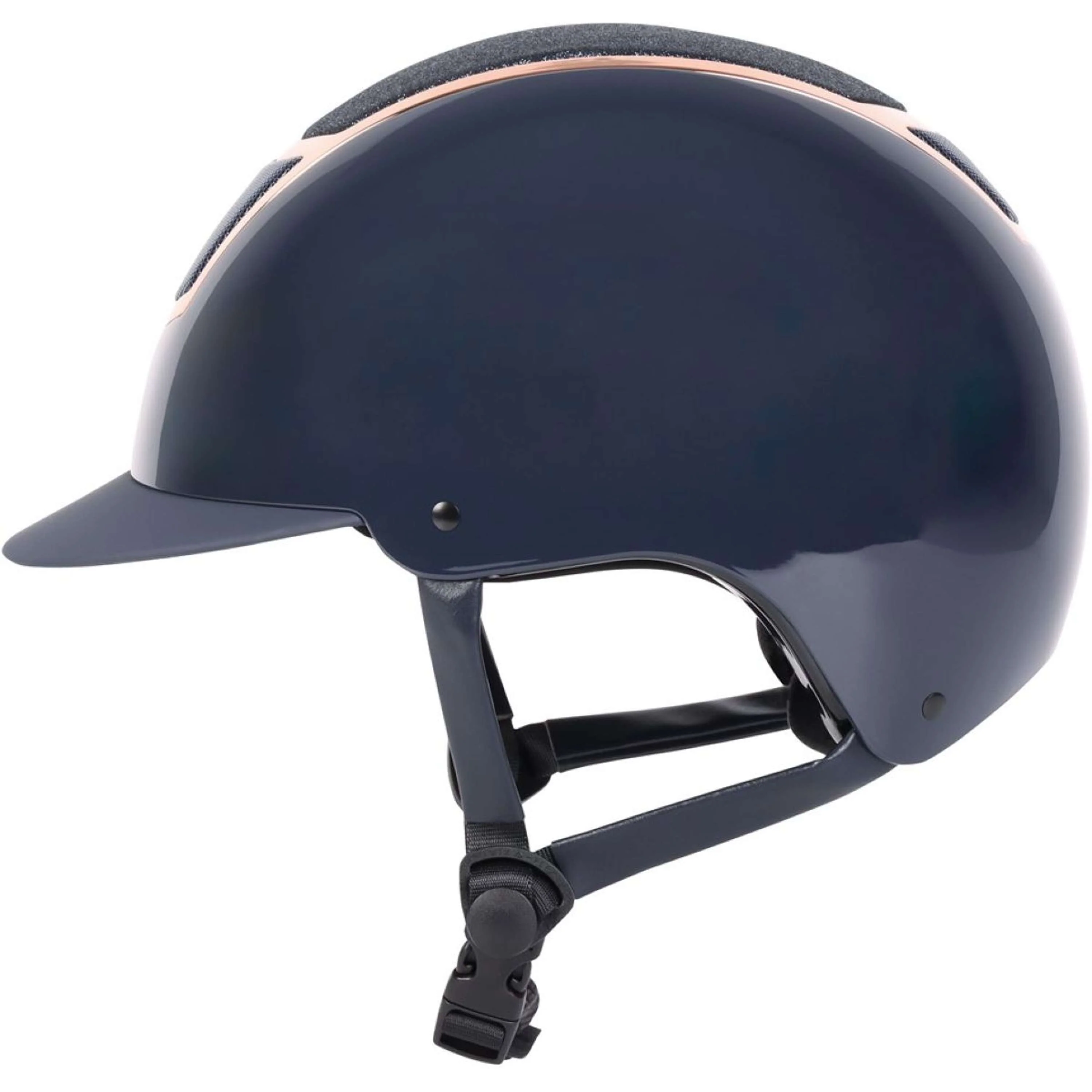 Harry's Horse Casco di Sicurezza Matterhorn Sparkle Navy/Rosegold - Image 3