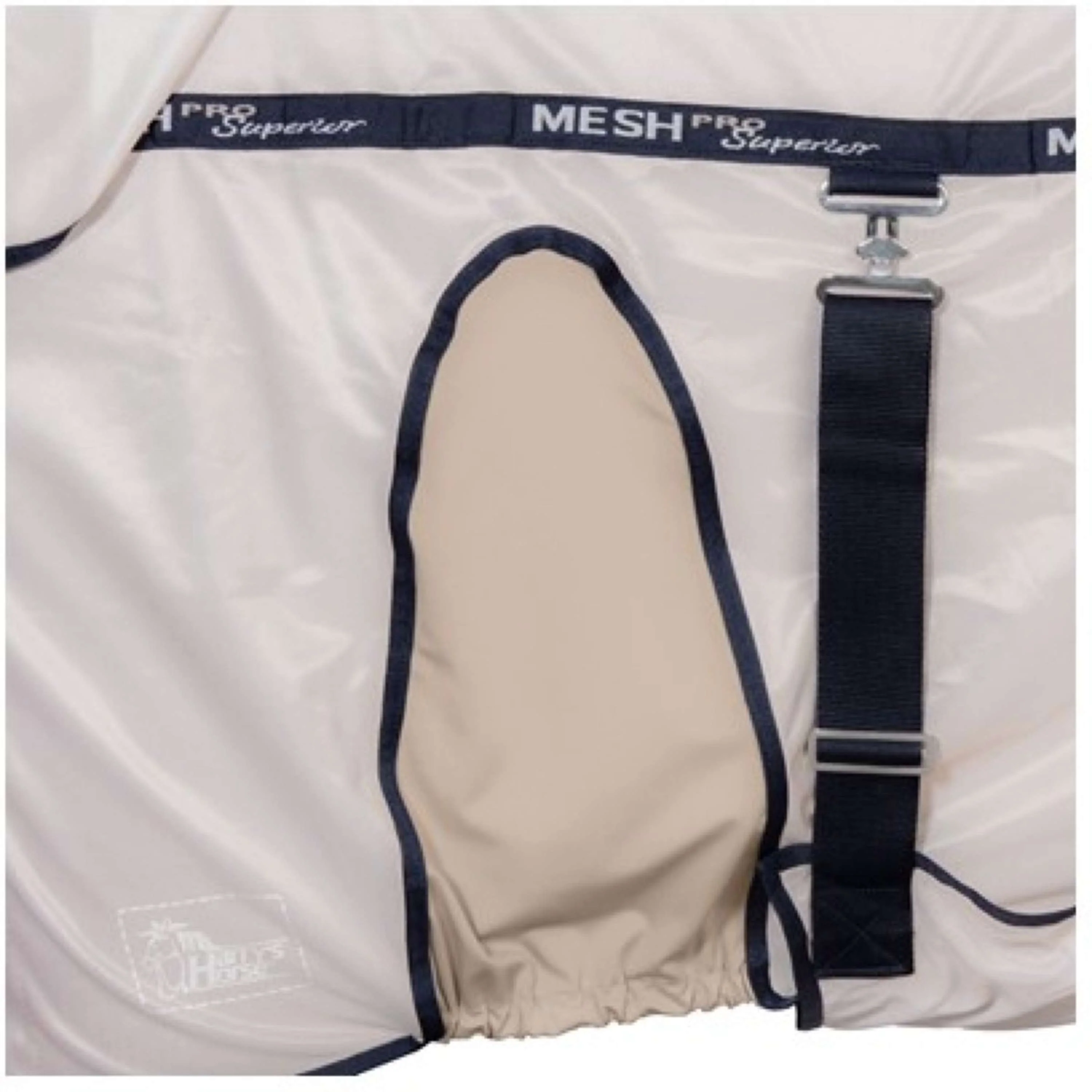 Harry's Horse Coperta Antimosche Mesh Pro Superior con collo Taupe - Image 2