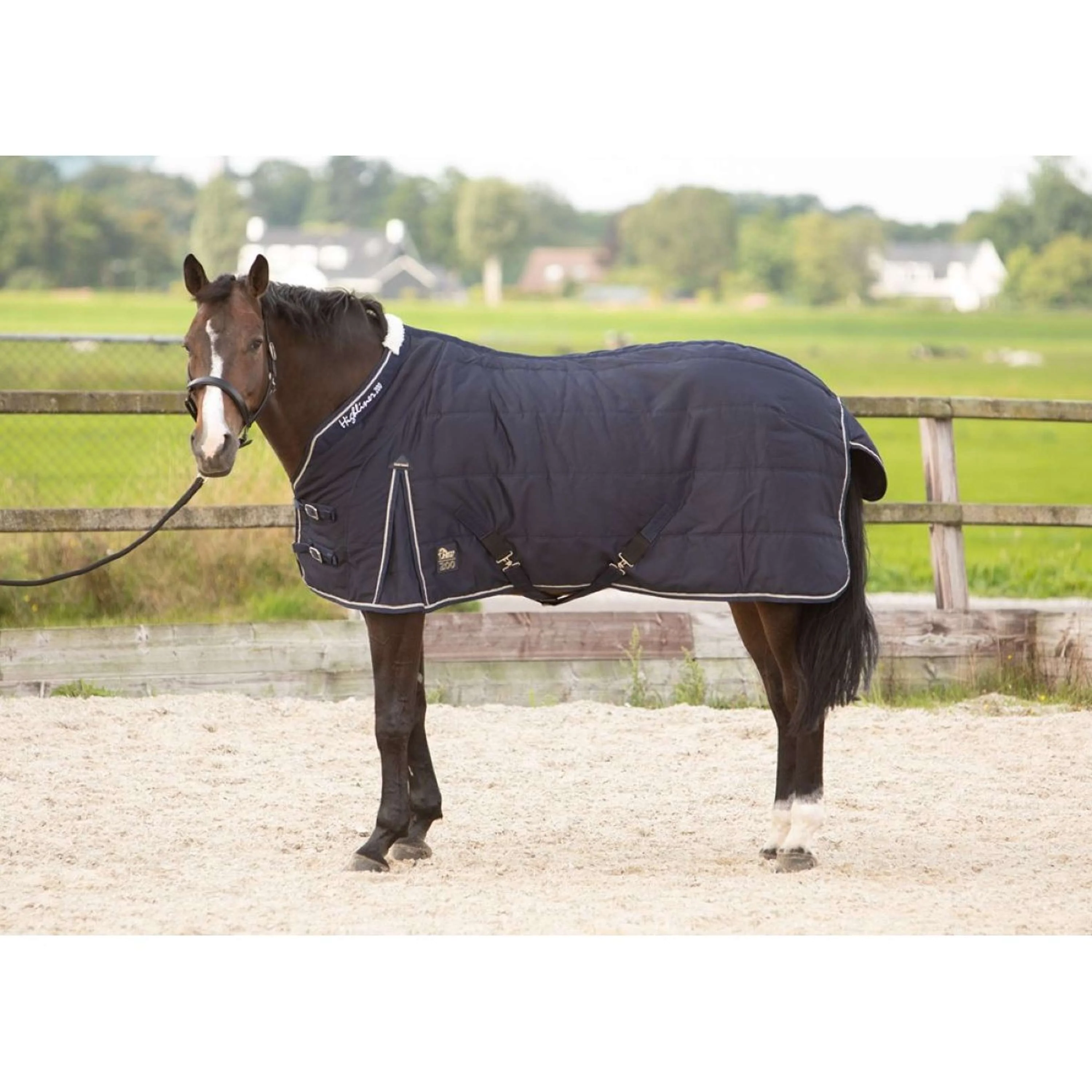 Harry's Horse Coperta da scuderia Highliner 200 g Navy - Image 10