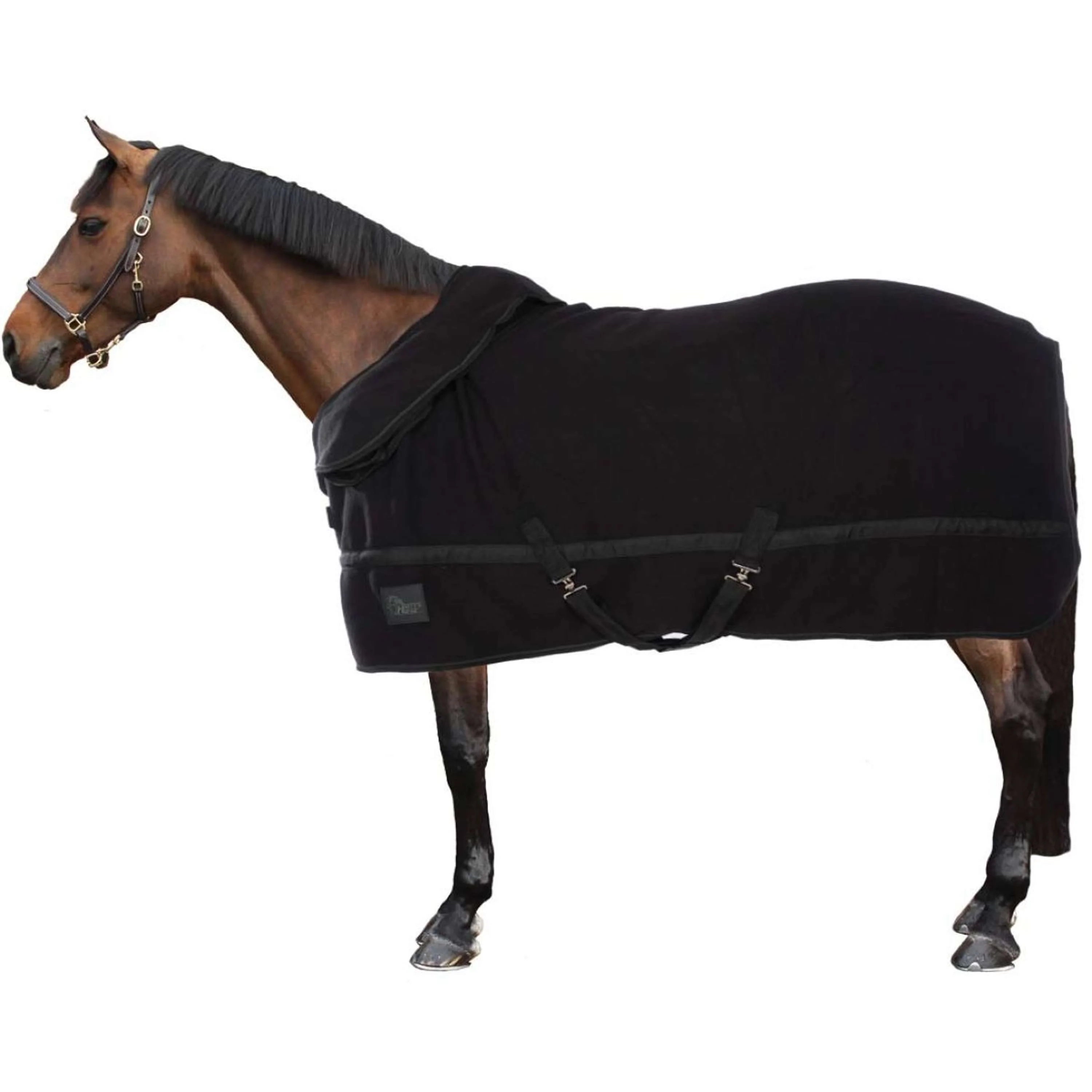 Harry's Horse Coperta in Pile Nero - Image 4