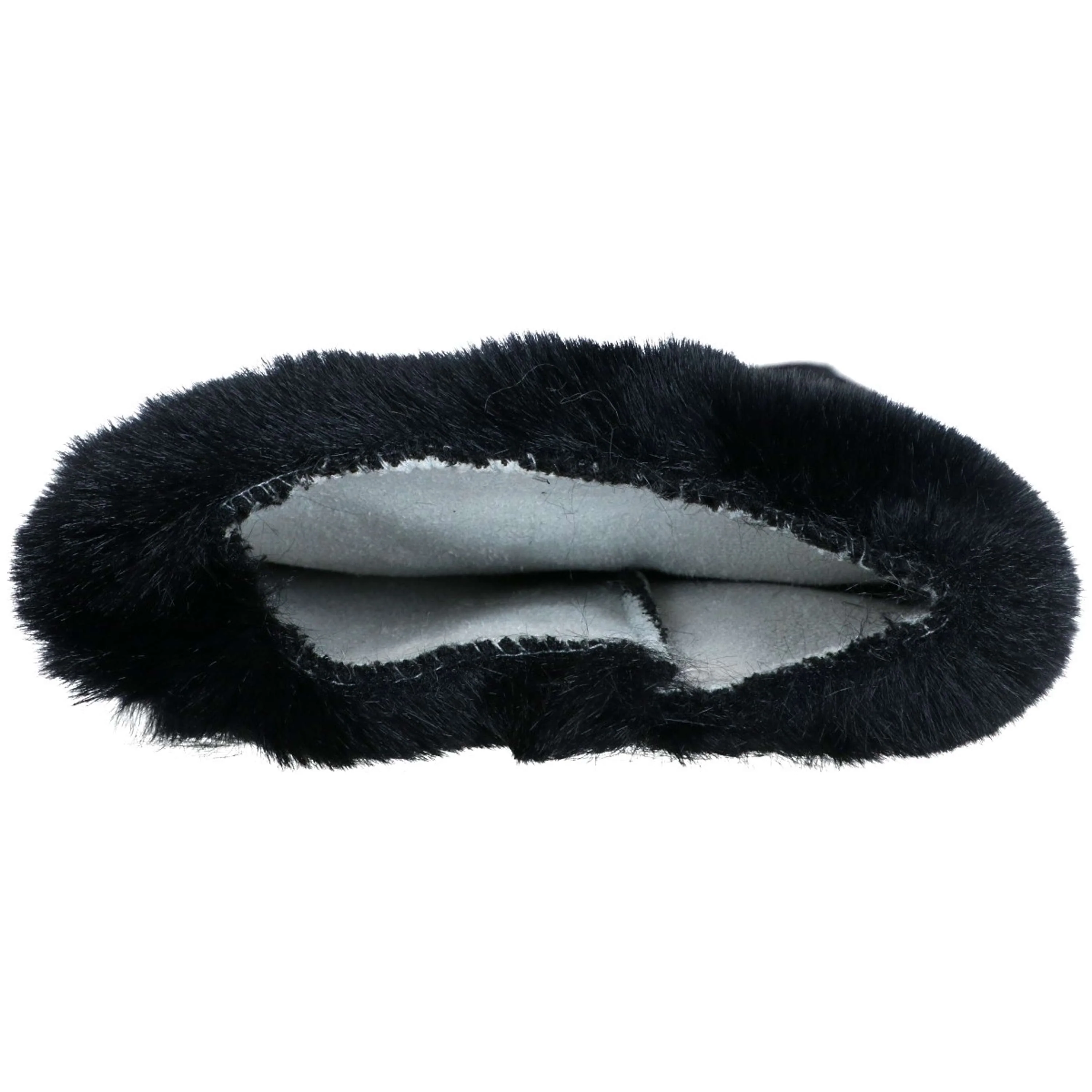 Harry's Horse Copri Cinghia in Pelo Furry Nero - Image 2