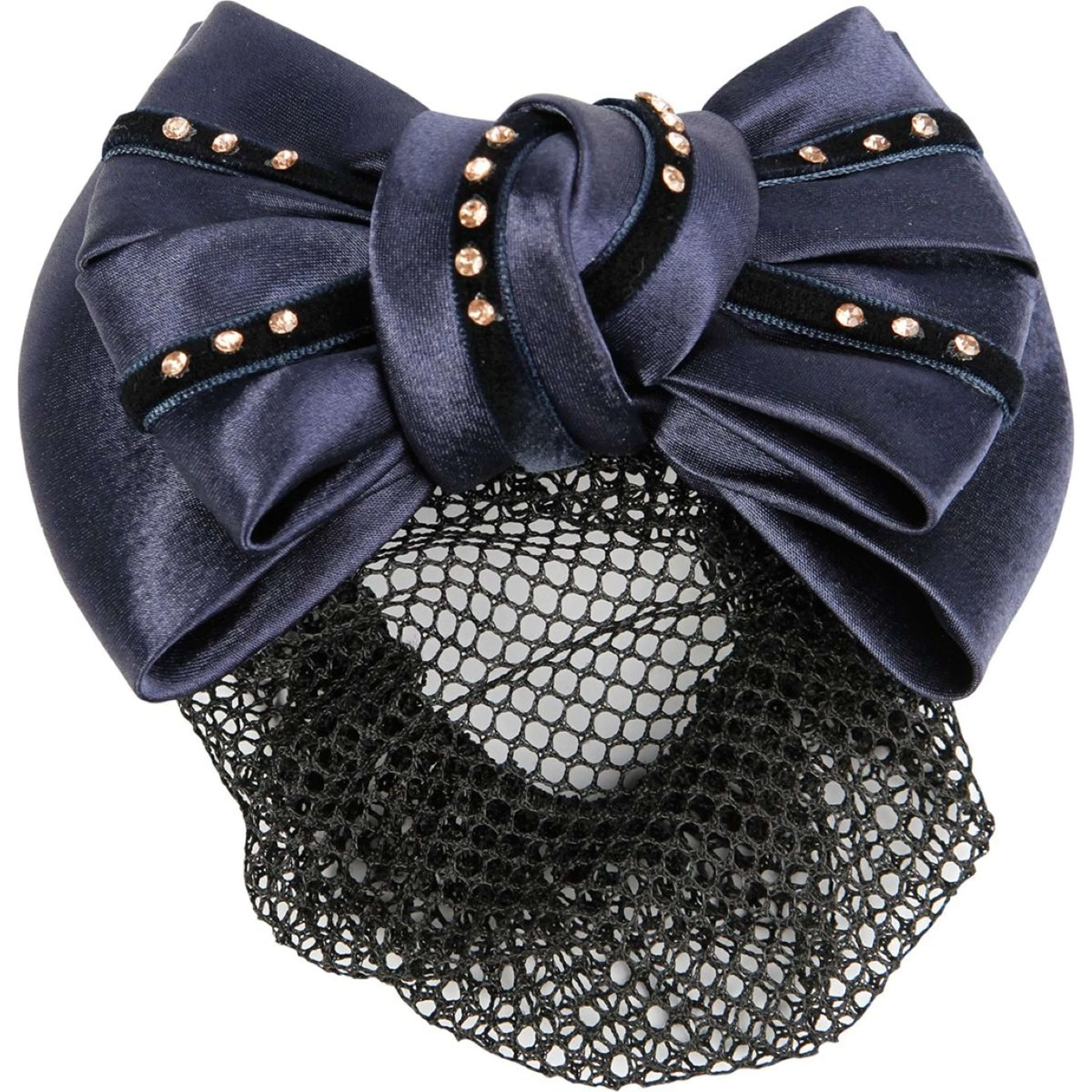 Harry's Horse Fermaglio per capelli Strass Rosegold Navy