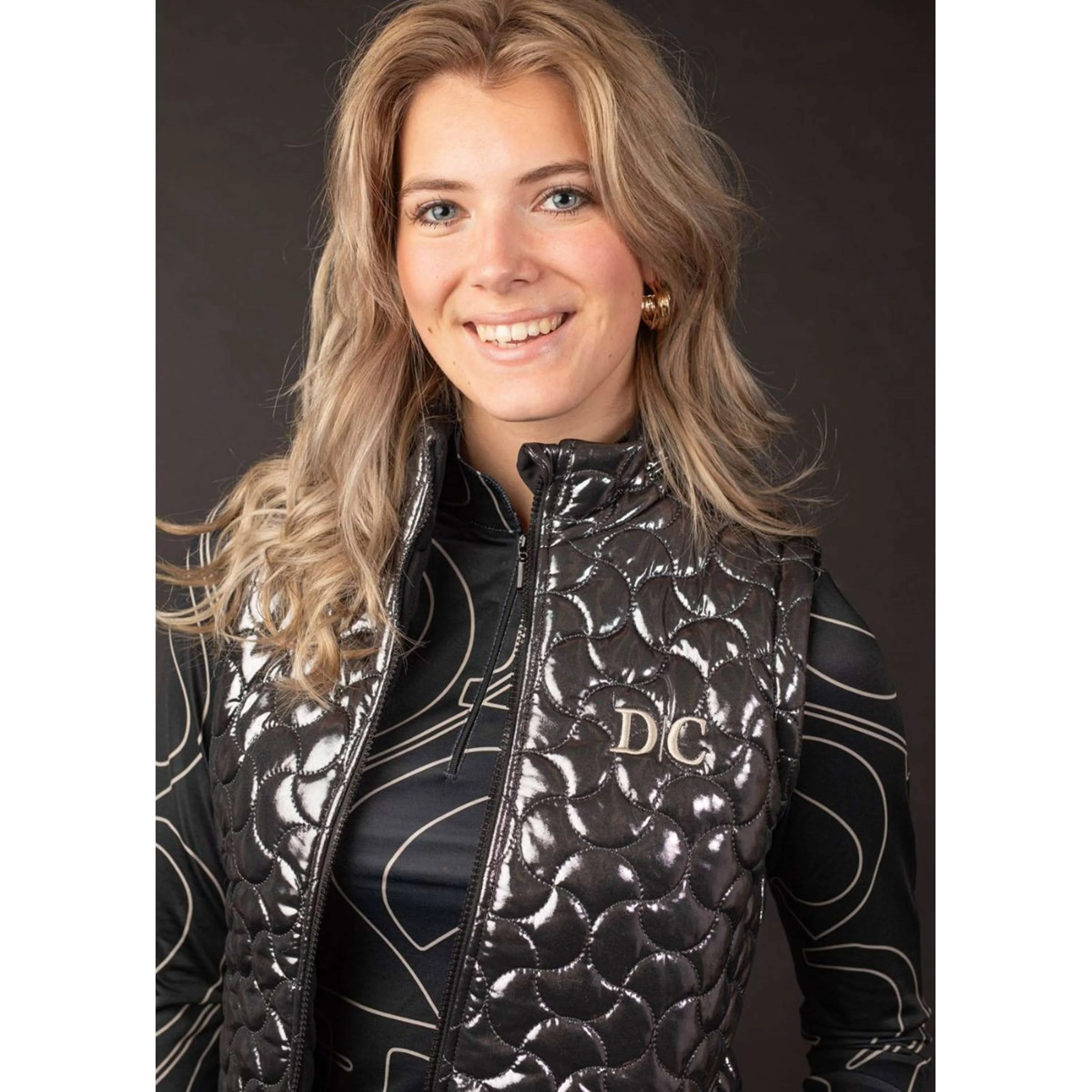 Harry's Horse Gilet Denici Cavalli Stardust Reversibile Nero - Image 6