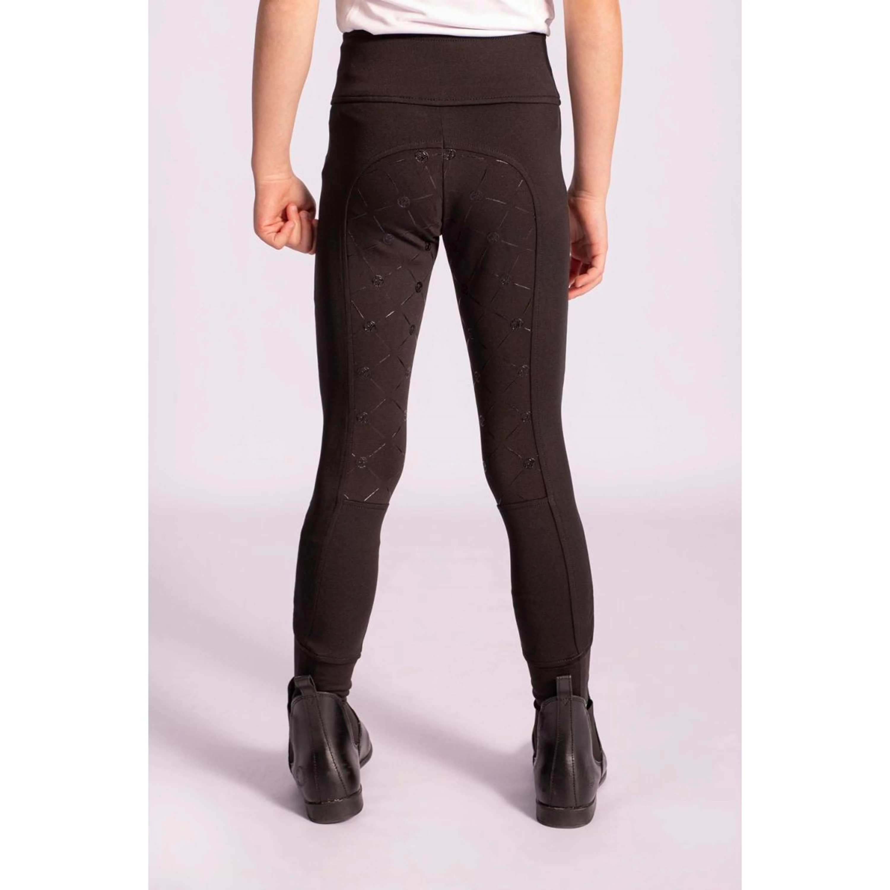 Harry's Horse Leggings da Equitazione Equitights Rookie Full Grip Nero - Image 3