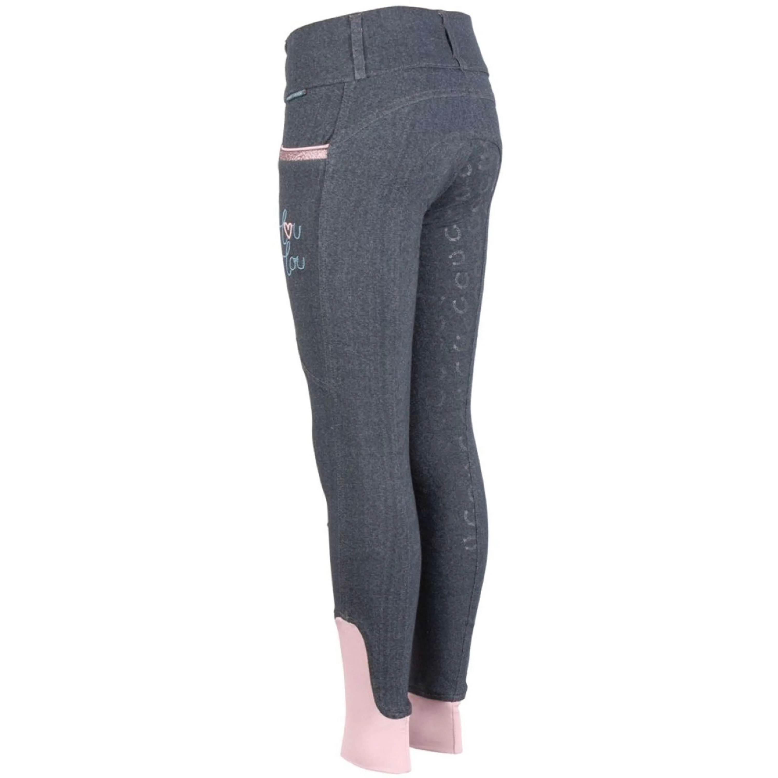 Harry's Horse Leggings da Equitazione LouLou Full Grip Reflecting Pond - Image 2