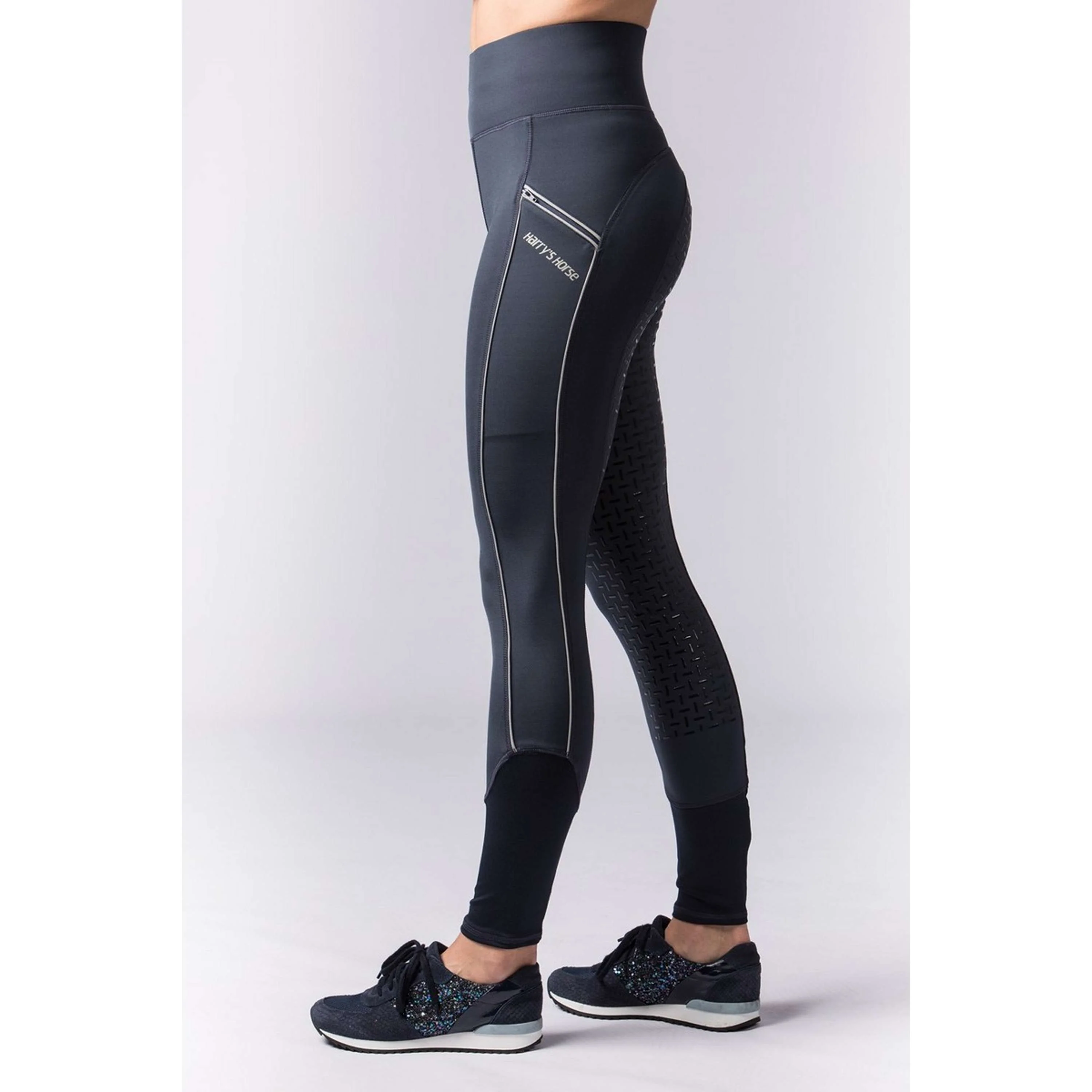 Harry's Horse Calzoni Equitights Full Grip Donne Navy - Image 3