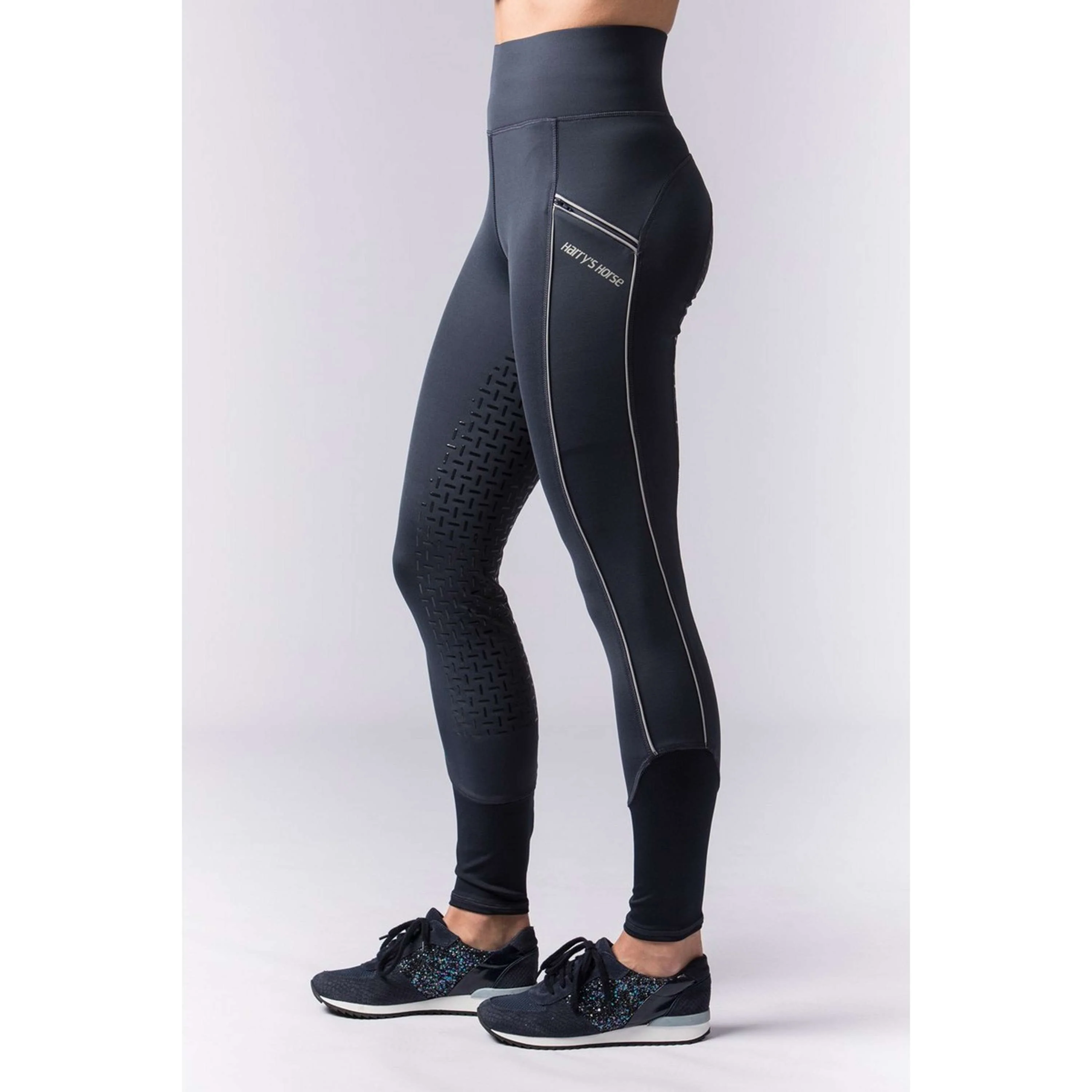 Harry's Horse Calzoni Equitights Full Grip Donne Navy - Image 4