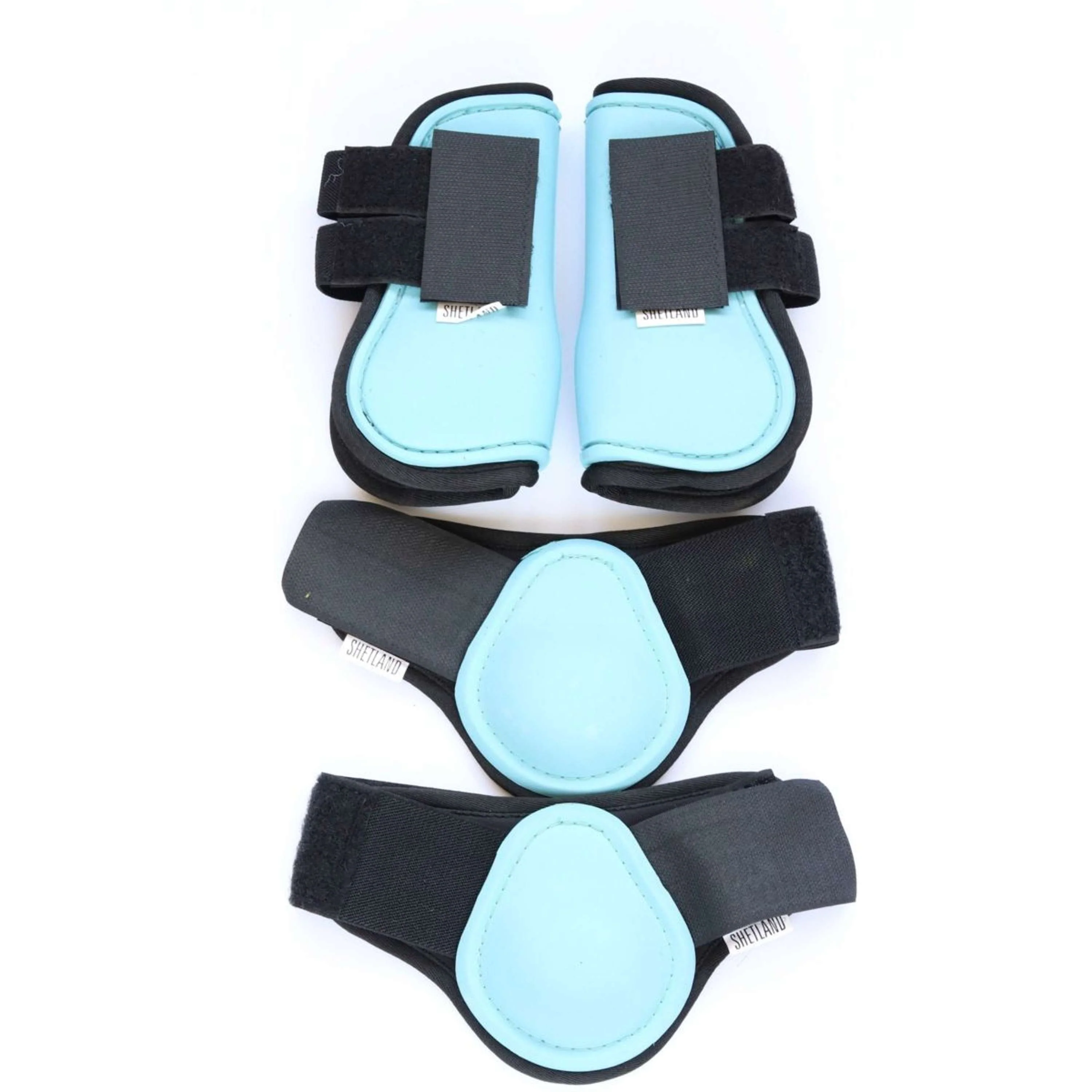 HB Set di Protezioni per Gambe Azzurro