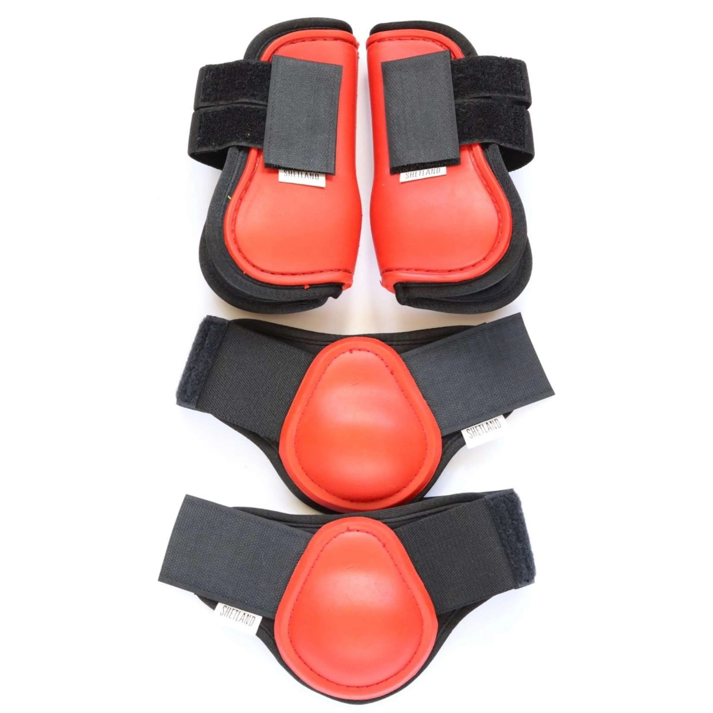 HB Set di Protezioni per Gambe Rosso - Image 2
