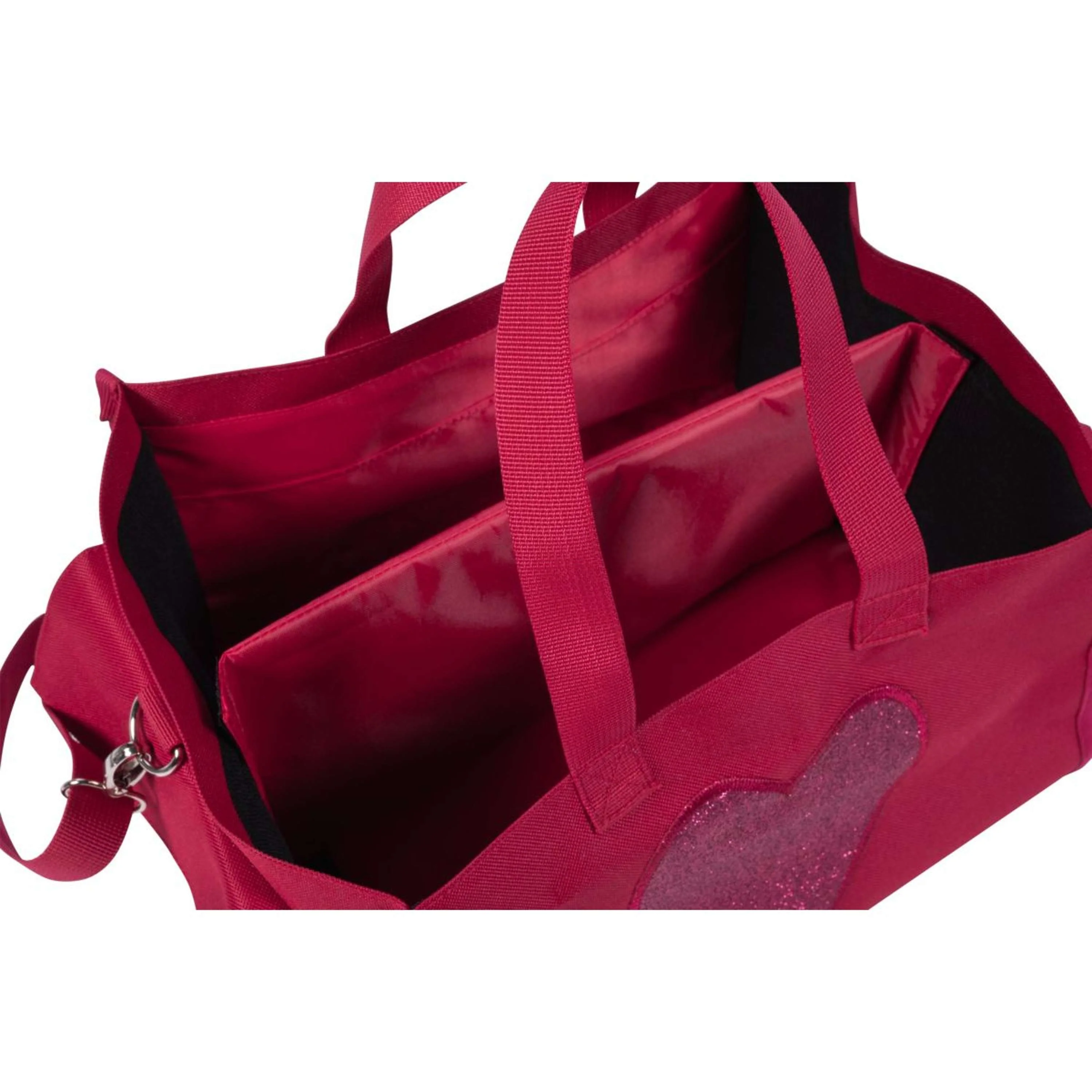HKM Borsa da trasporto Pony di peluche Rosso - Image 3