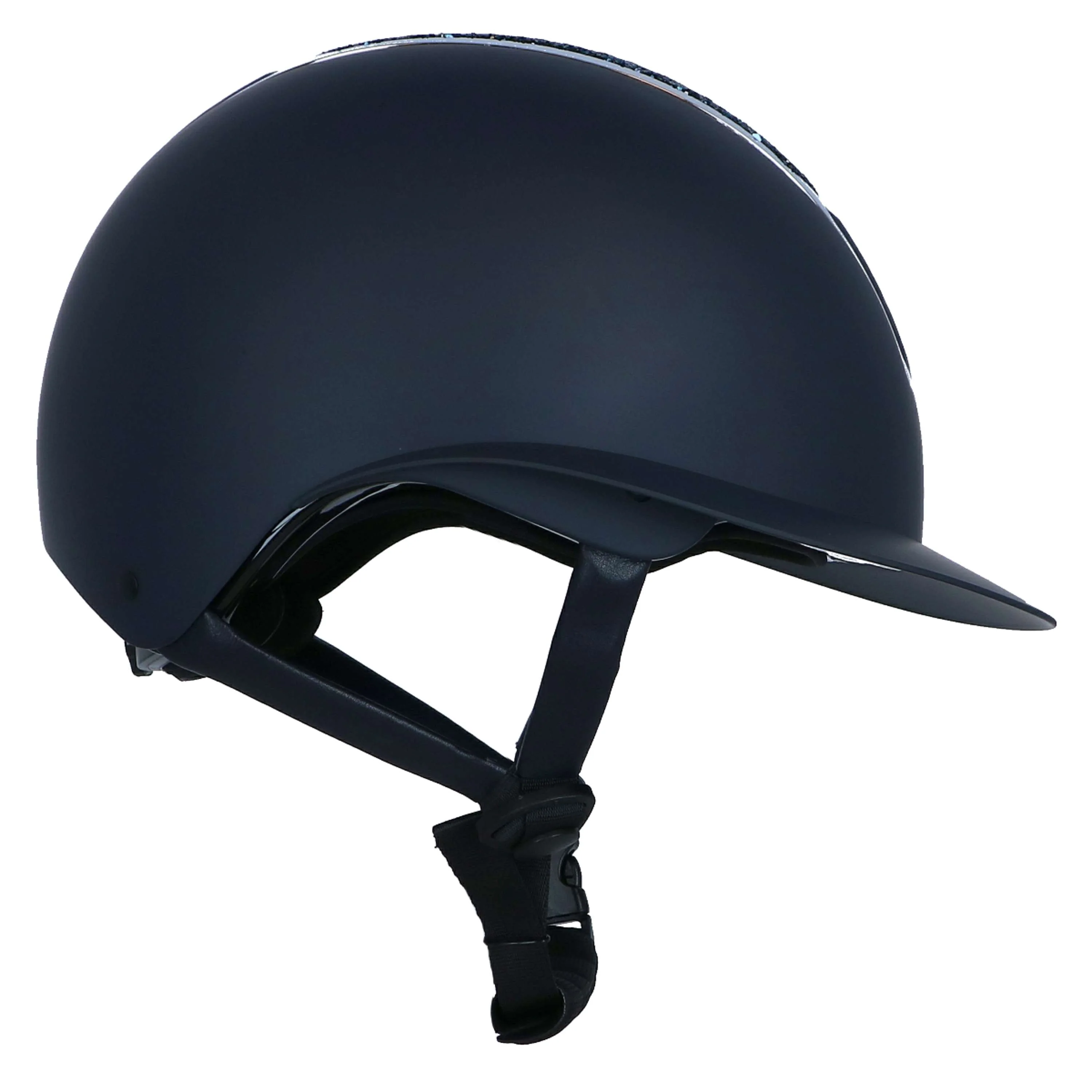 HKM Casco da equitazione Glamour Shield Blu scuro/Argento - Image 4