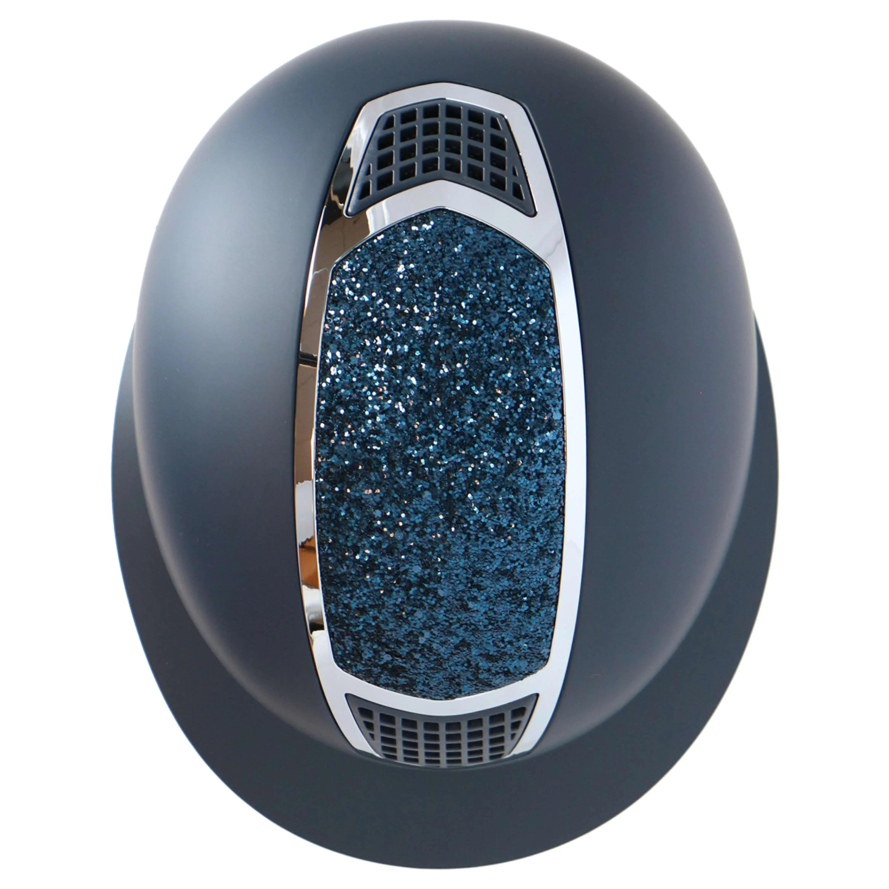 HKM Casco da equitazione Glamour Shield Blu scuro/Argento - Image 5