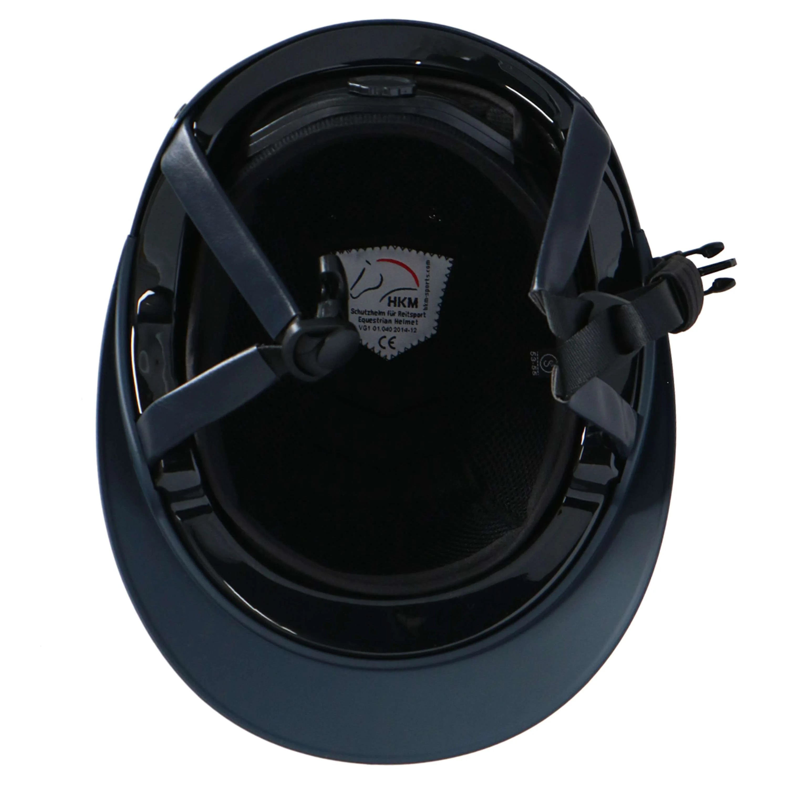 HKM Casco da equitazione Shiny Diamond Blu scuro - Image 7