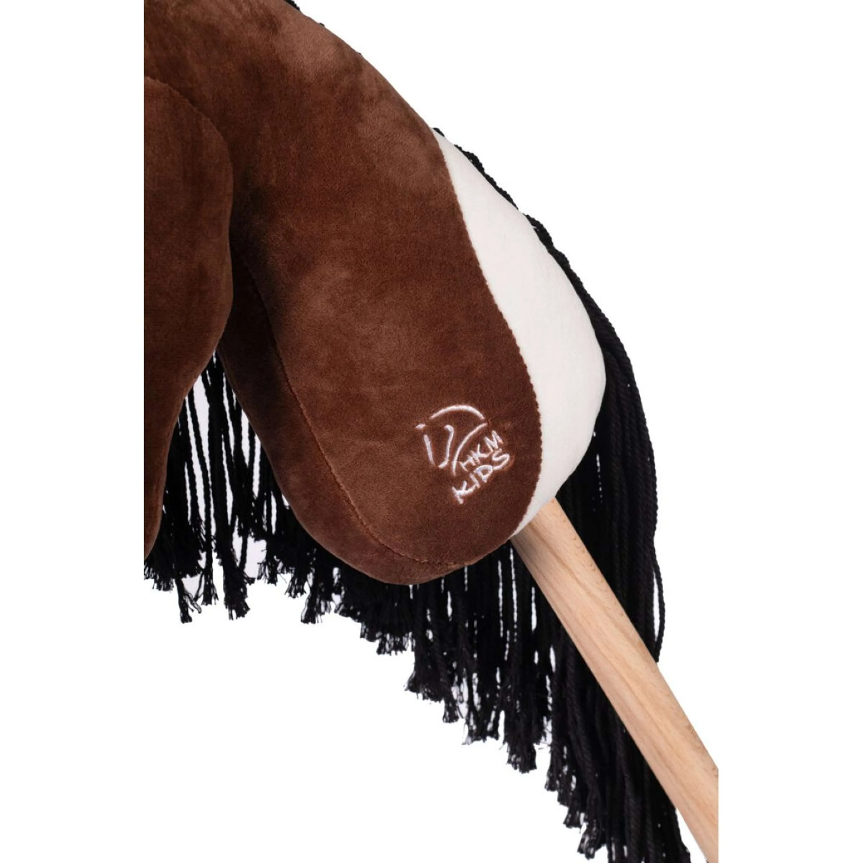 HKM Hobby Horse Professional Slim Line Bianco/Marrone - Image 4