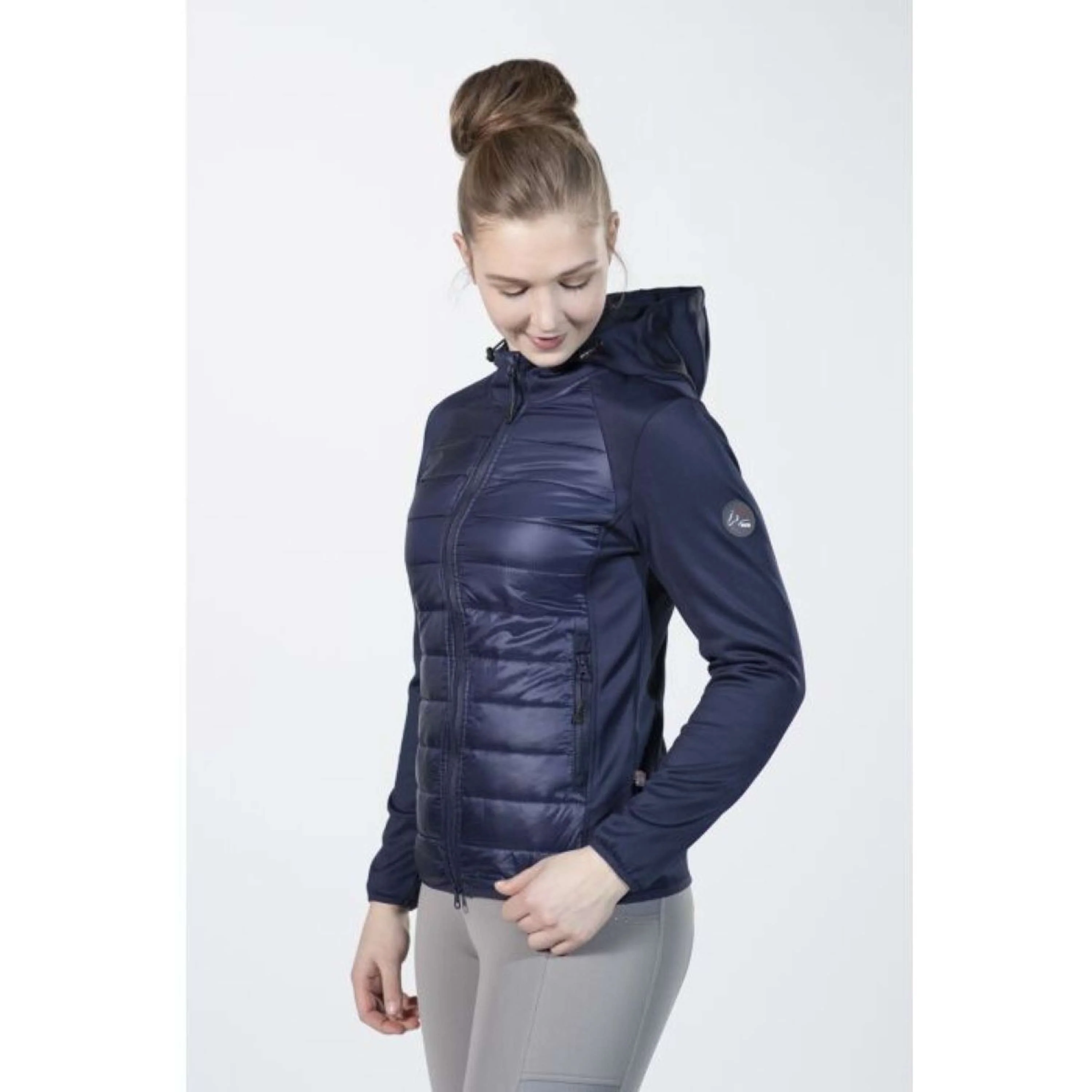 HKM Felpa Sportiva Style Blu scuro