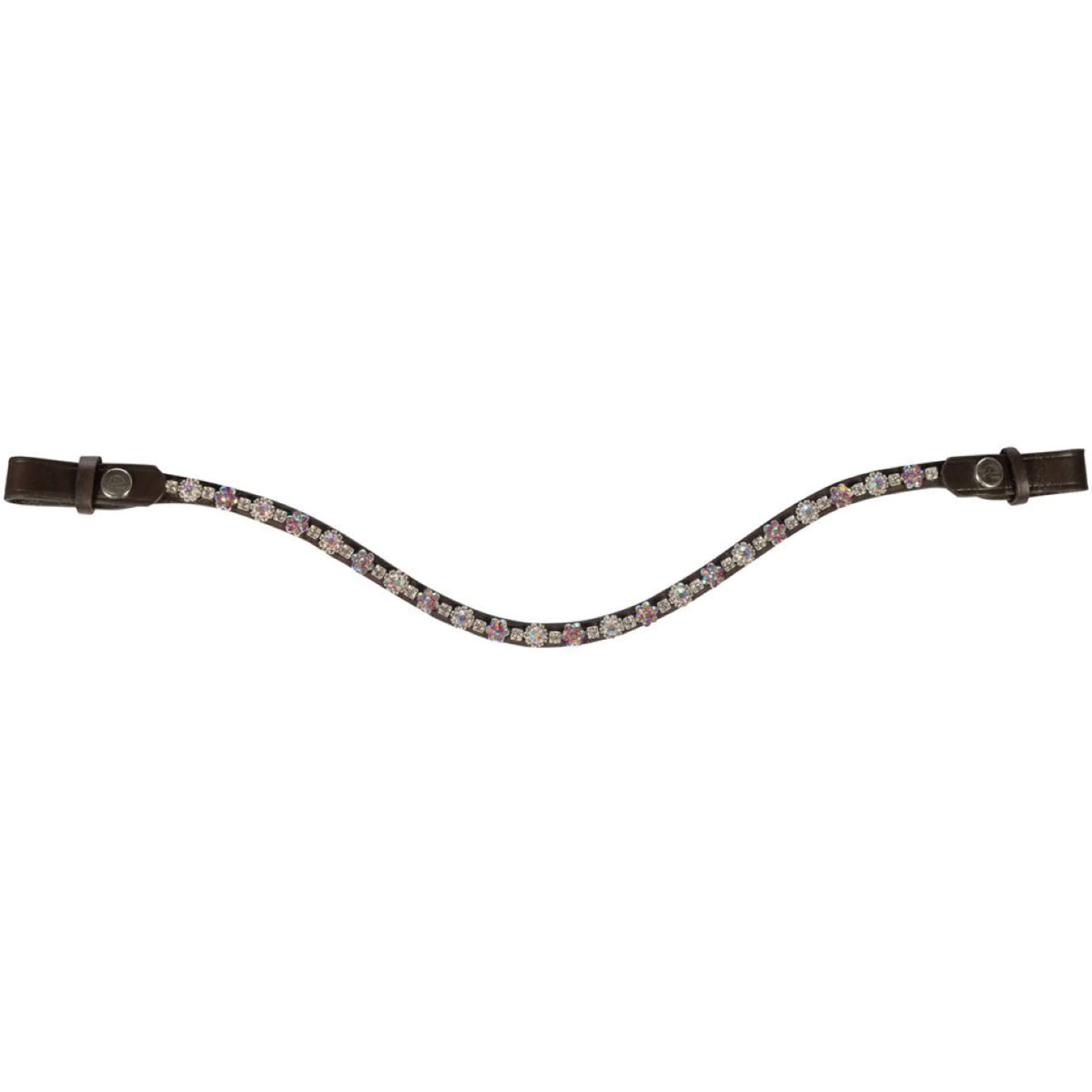 HKM Frontalino Daisy Marrone/Rosa scuro