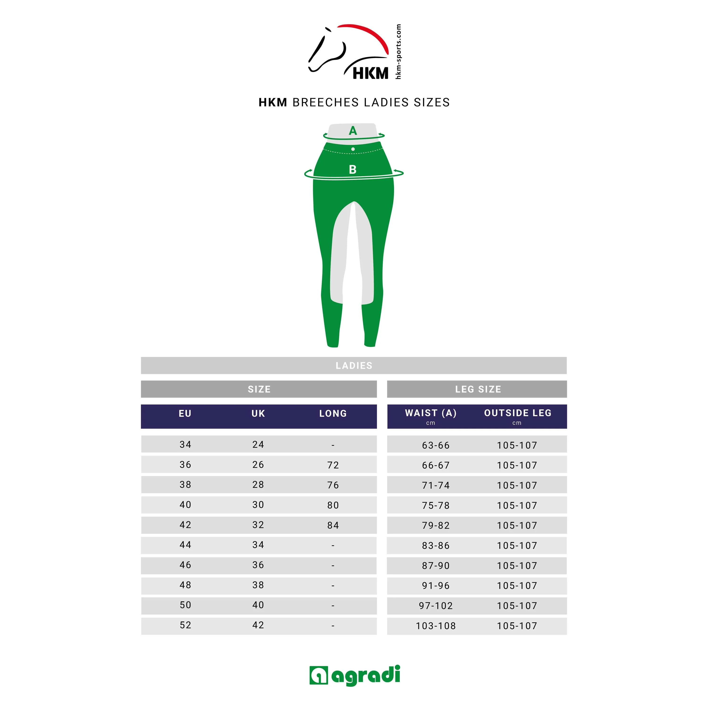 HKM Leggings da Equitazione Cosy II Full Grip Blu scuro - Image 8