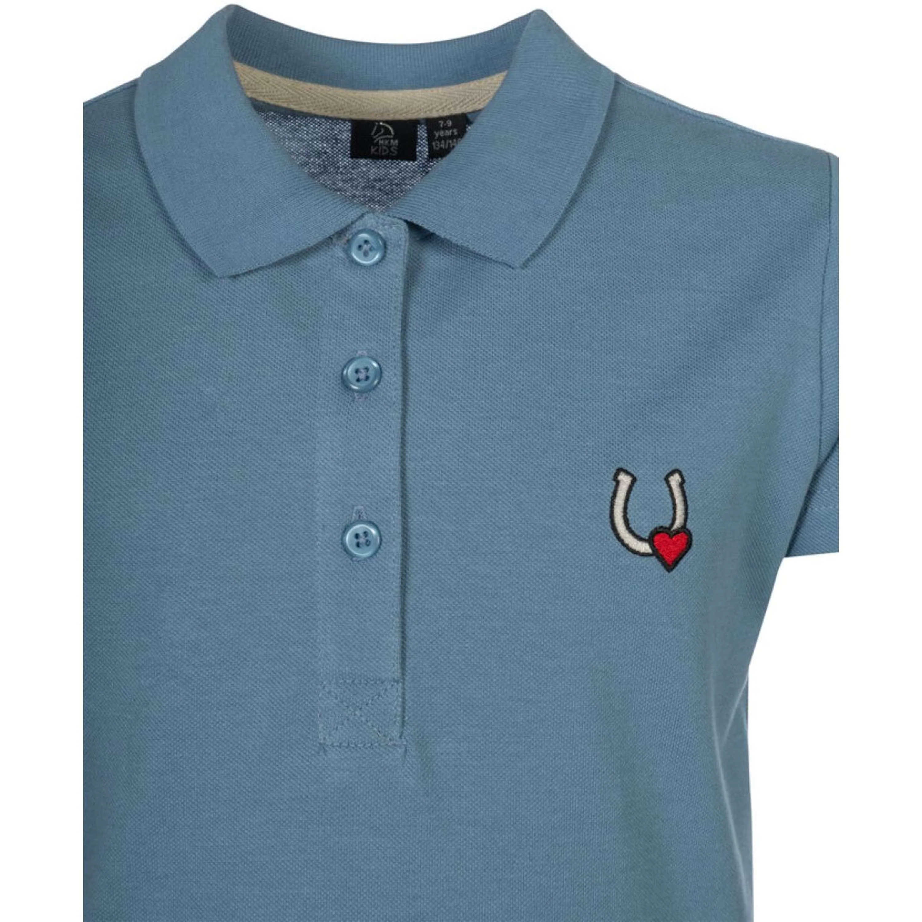 HKM Poloshirt Claire Blu fumo - Image 5