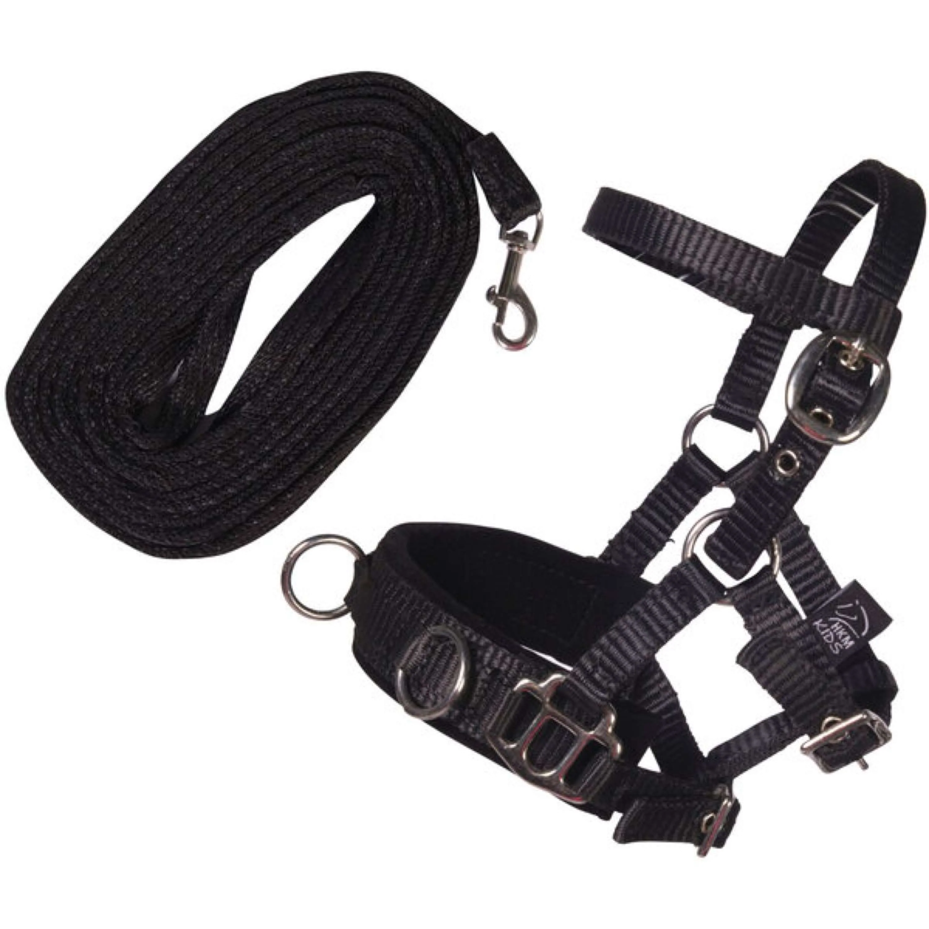 HKM Hobby Horsing Set da longeggio Nero