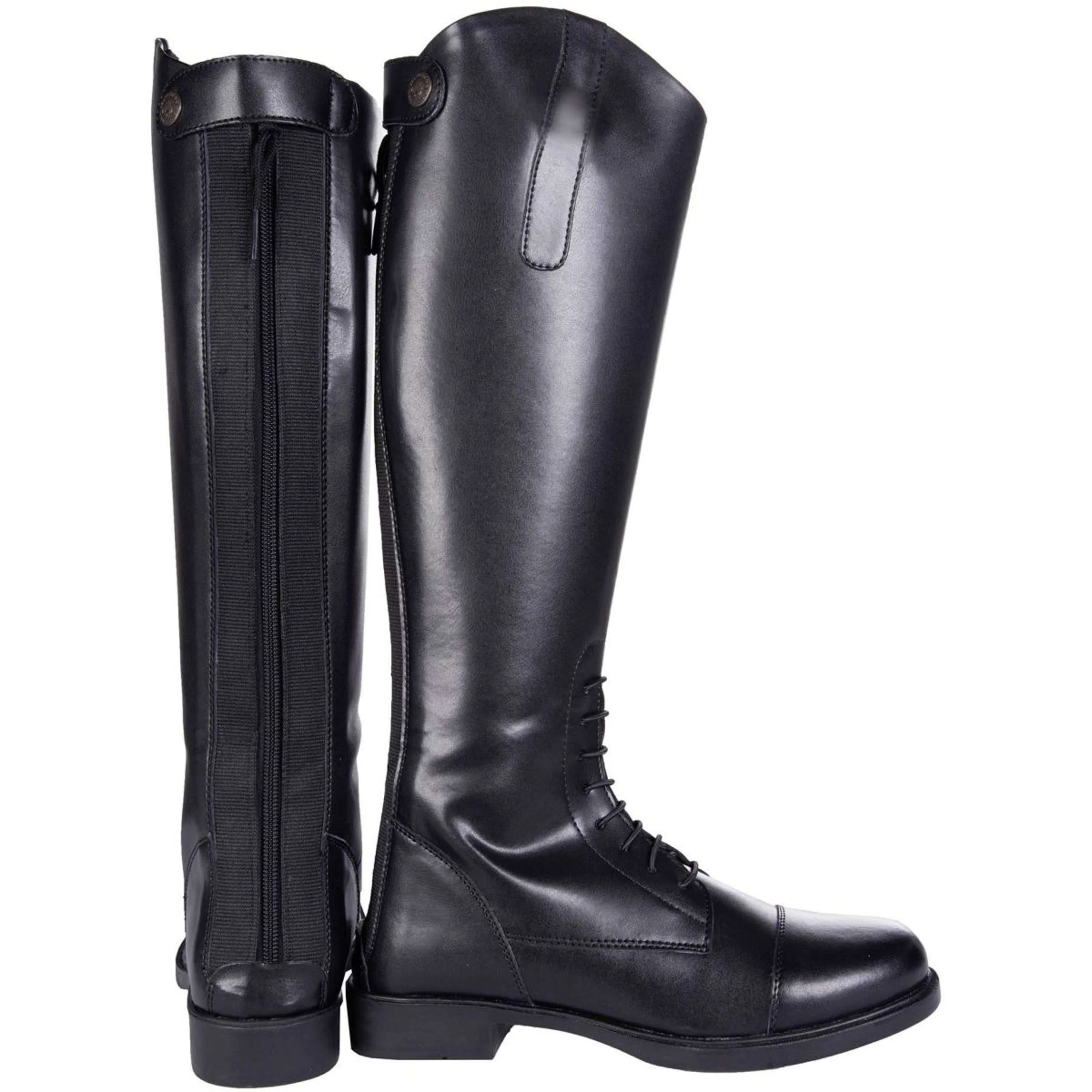 HKM Stivali da Equitazione Donna New Fashion Lang Nero - Image 9