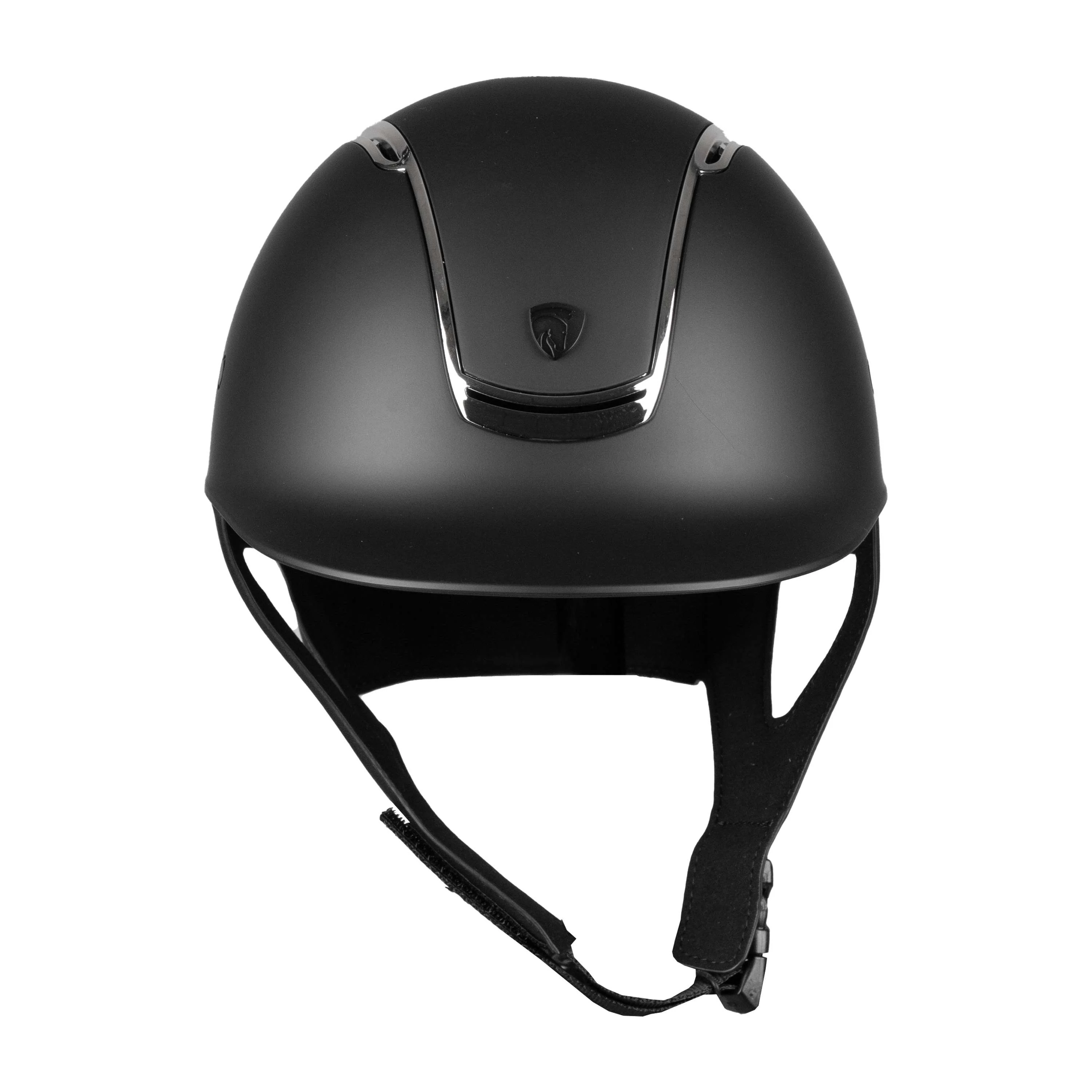 HORKA Casco da equitazione Da Vinci Nero Argento