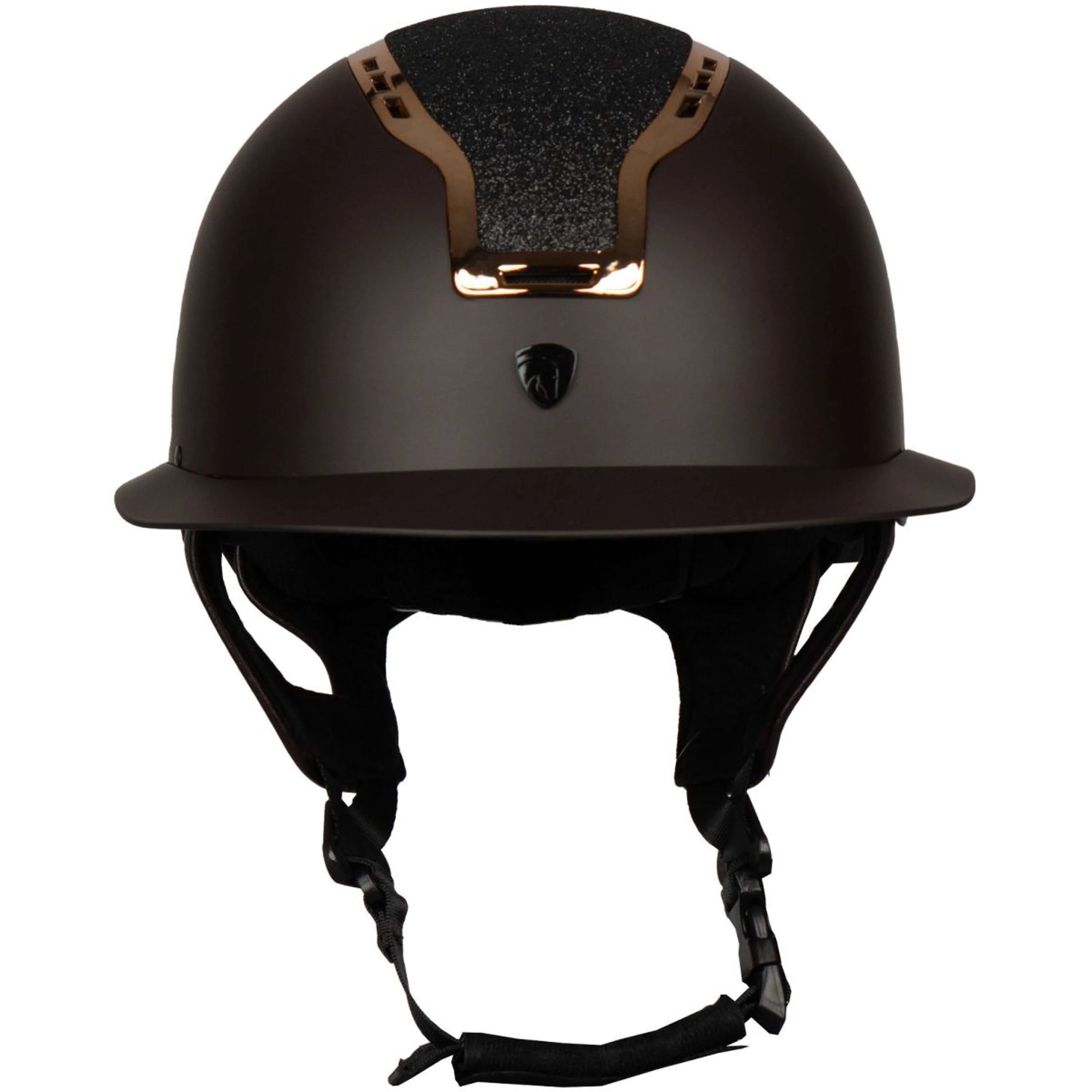 HORKA Casco da equitazione Gaudi Tappetino Marrone/Oro rosa - Image 2