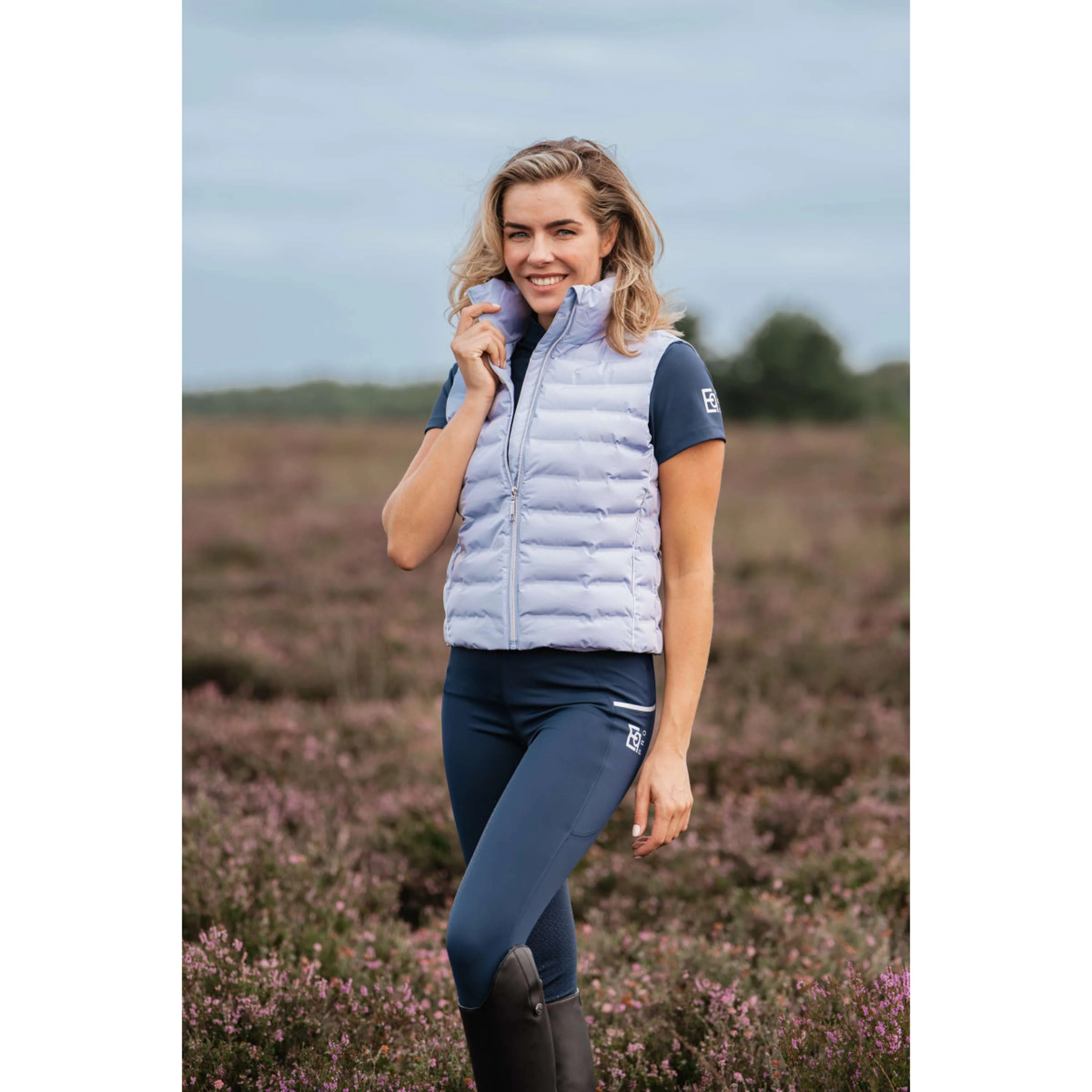 EQPRO Gilet Agatha Lilac Coral - Image 4