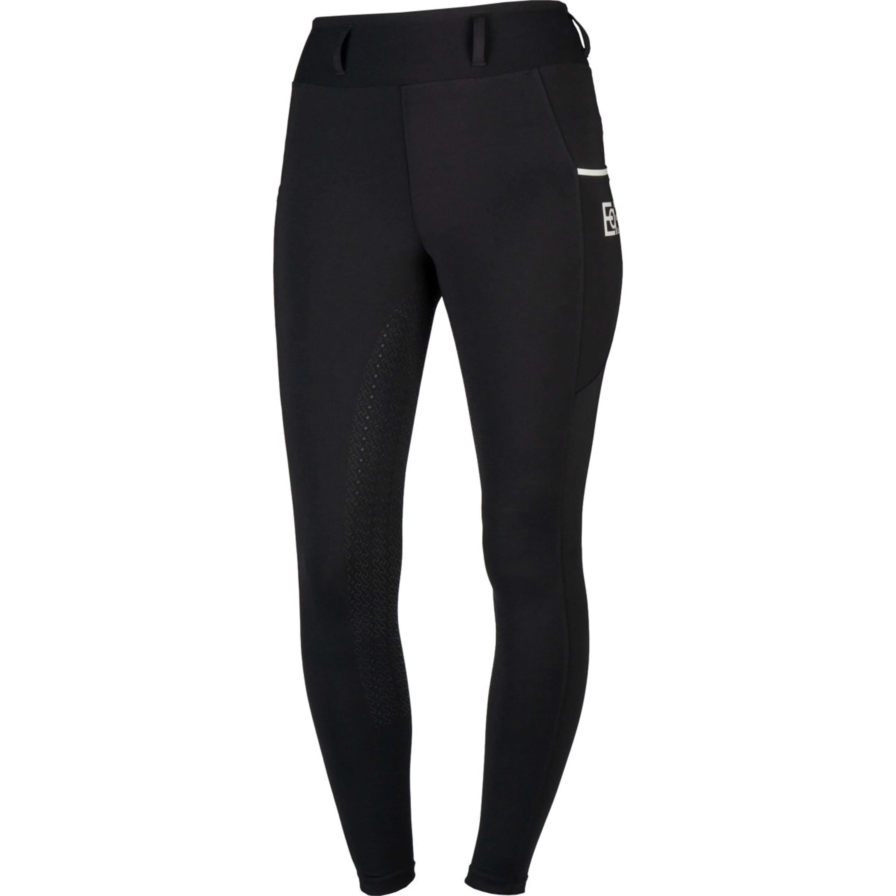 EQPRO Leggings da Equitazione Sofia Full Grip Nero