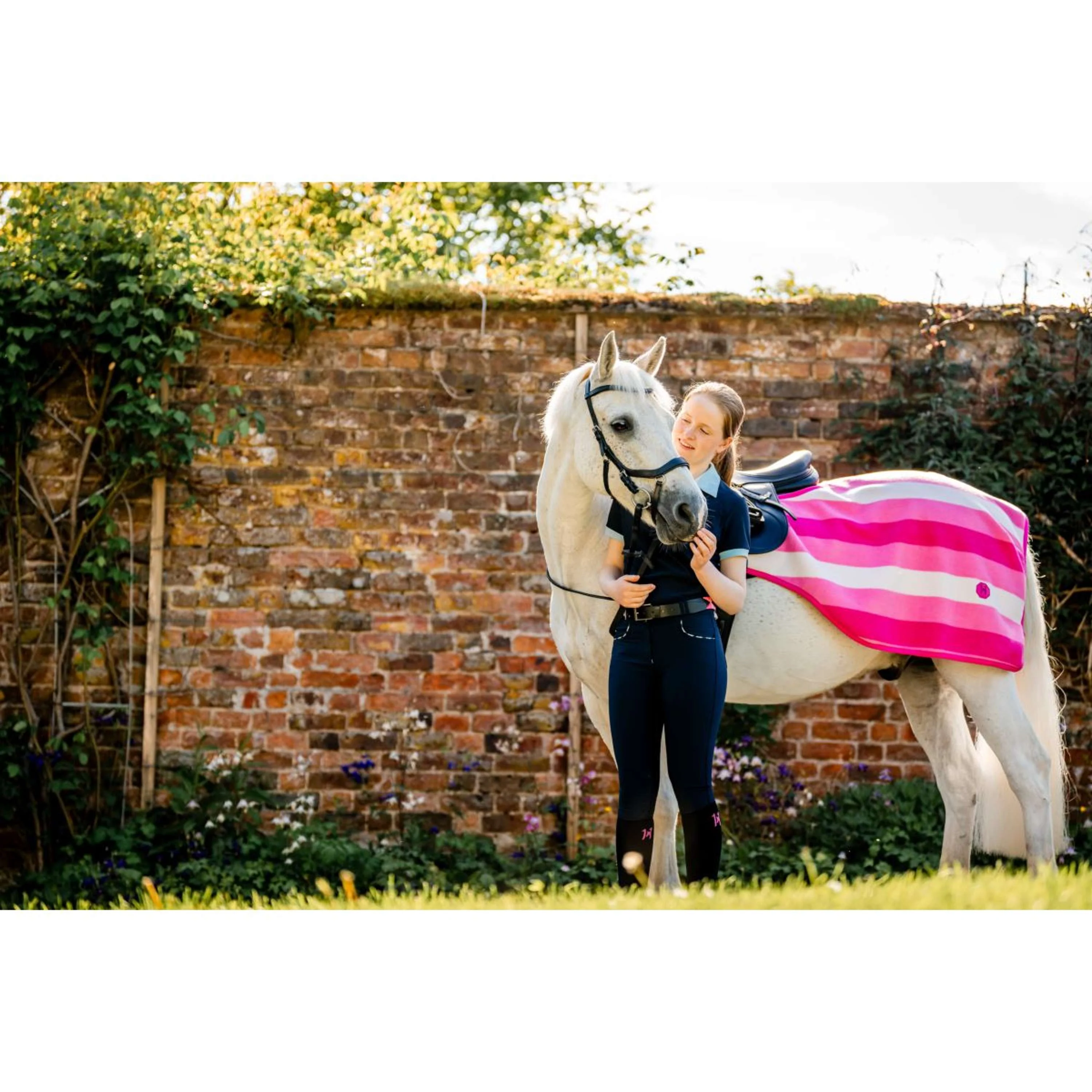 Horseware Coperta da esercizio Newmarket Witney Pink - Image 4