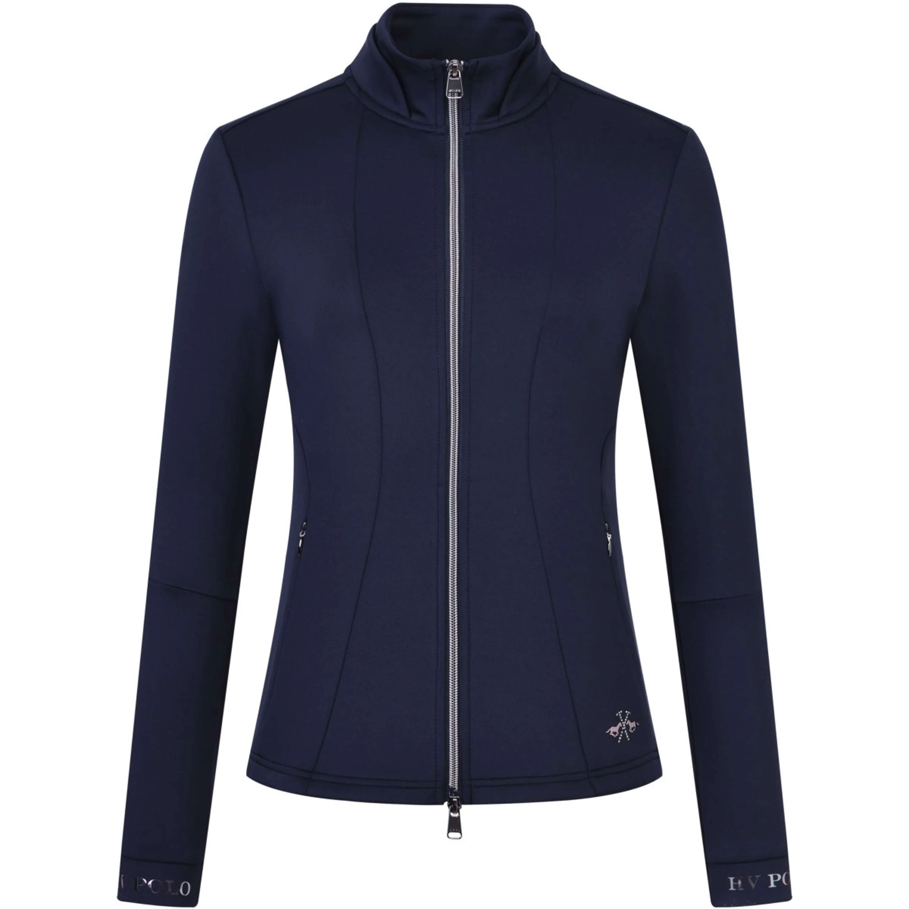 HV Polo Felpa con cappuccio e zip HVPJay Navy