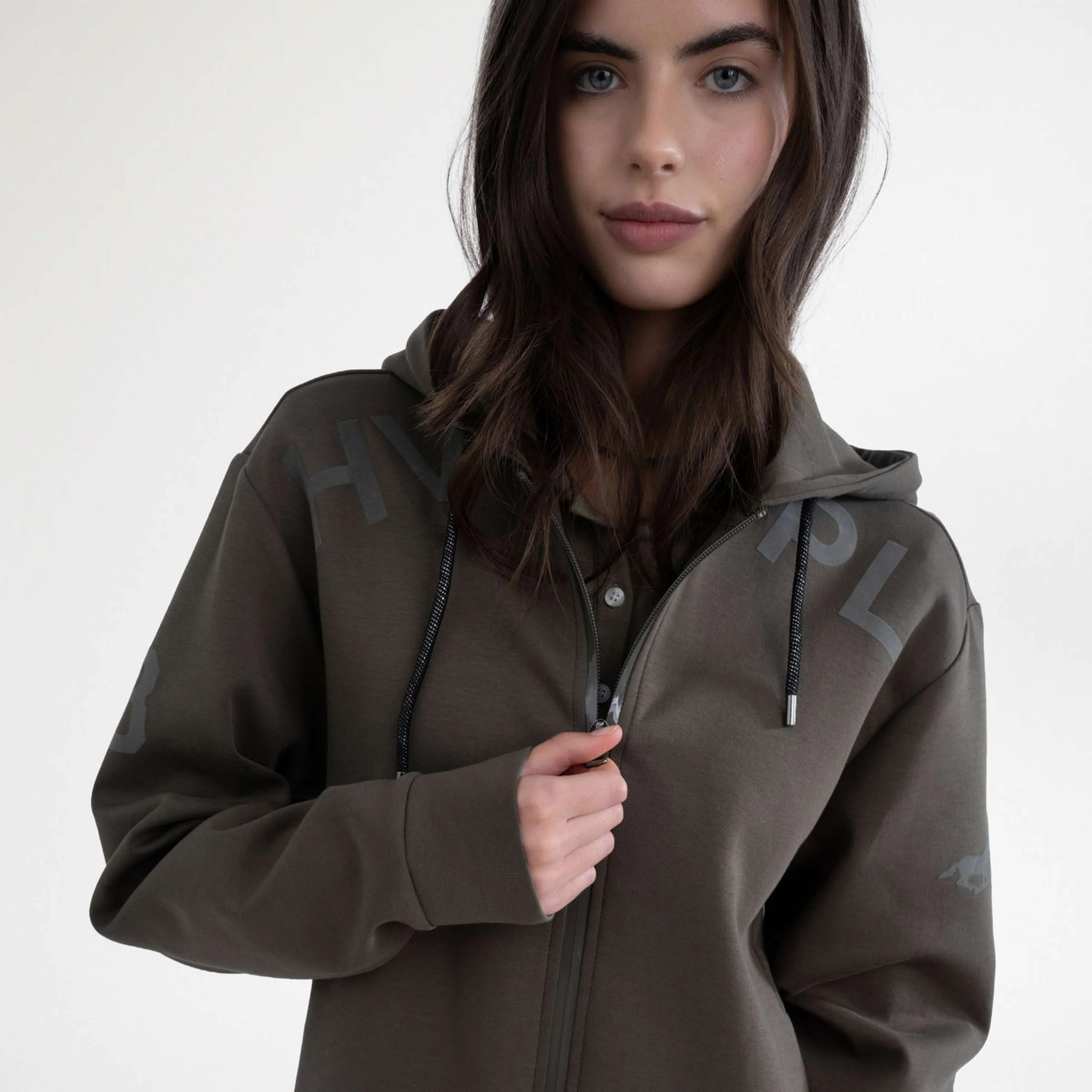 HV Polo Felpa con cappuccio e zip HVPJoan Pine - Image 3