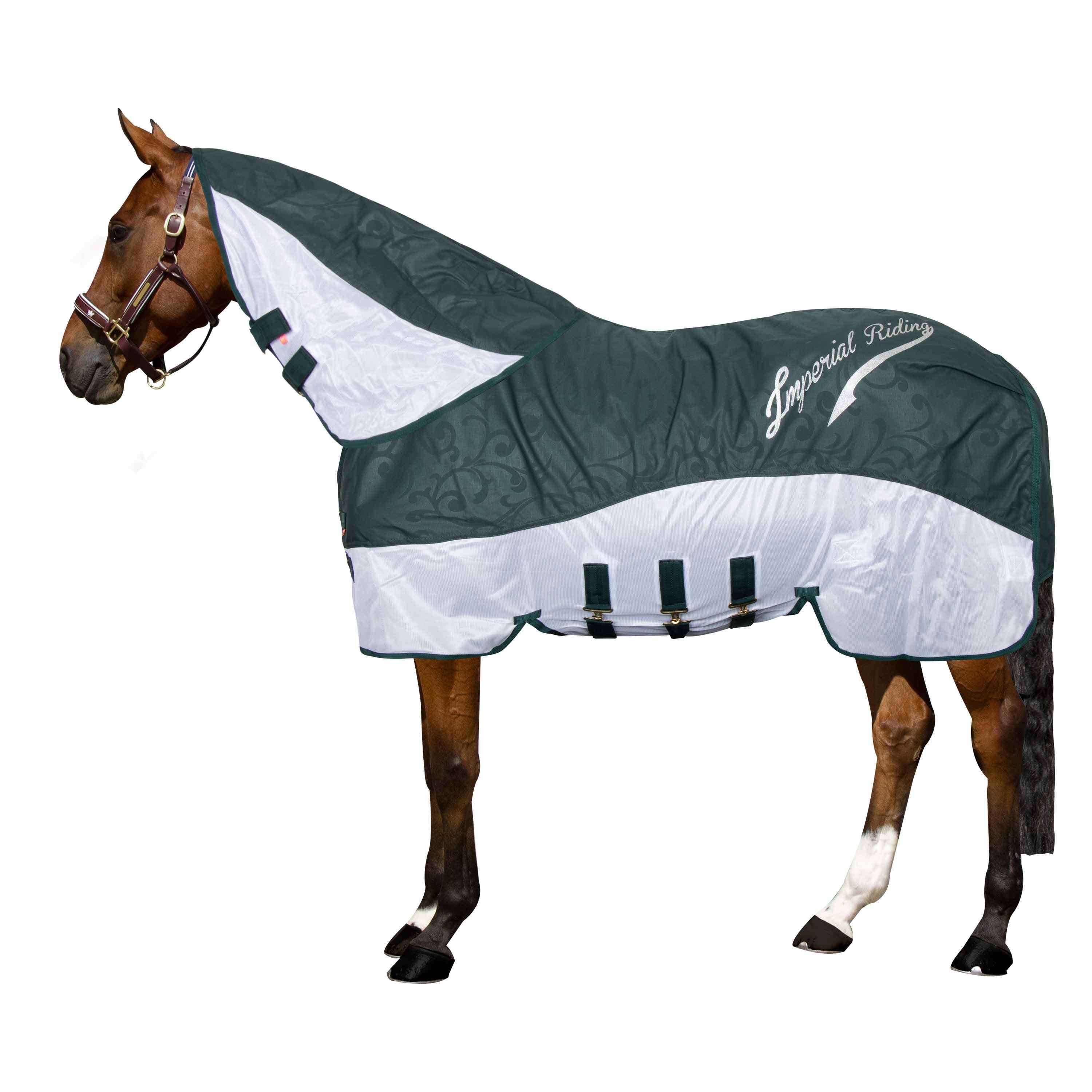 Imperial Riding Mosca e Coperta Antipioggia IRHSuper-Dry Verde foresta - Image 4