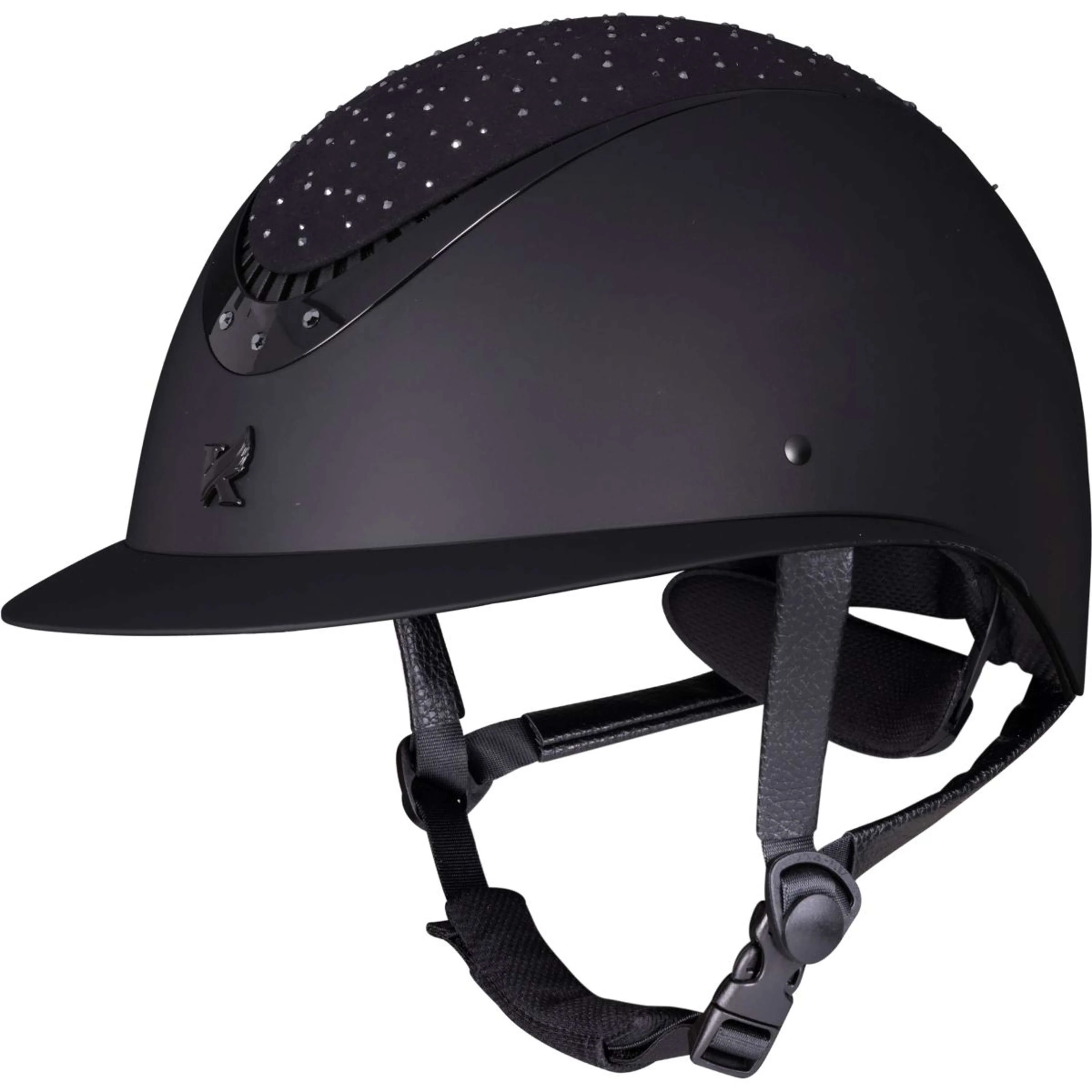 Karben by Shires Casco da equitazione Viola Ellipse Nero - Image 2