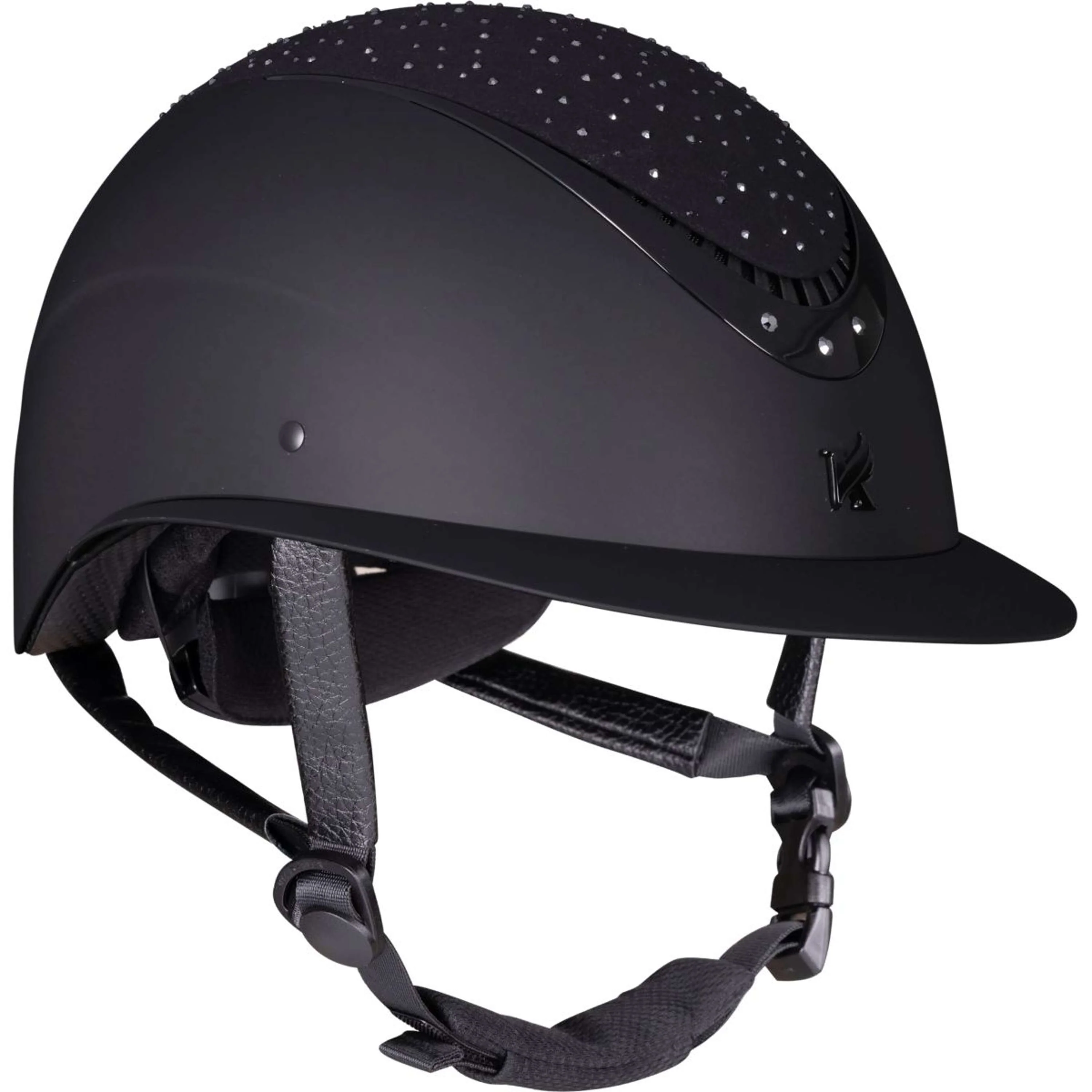 Karben by Shires Casco da equitazione Viola Ellipse Nero - Image 3