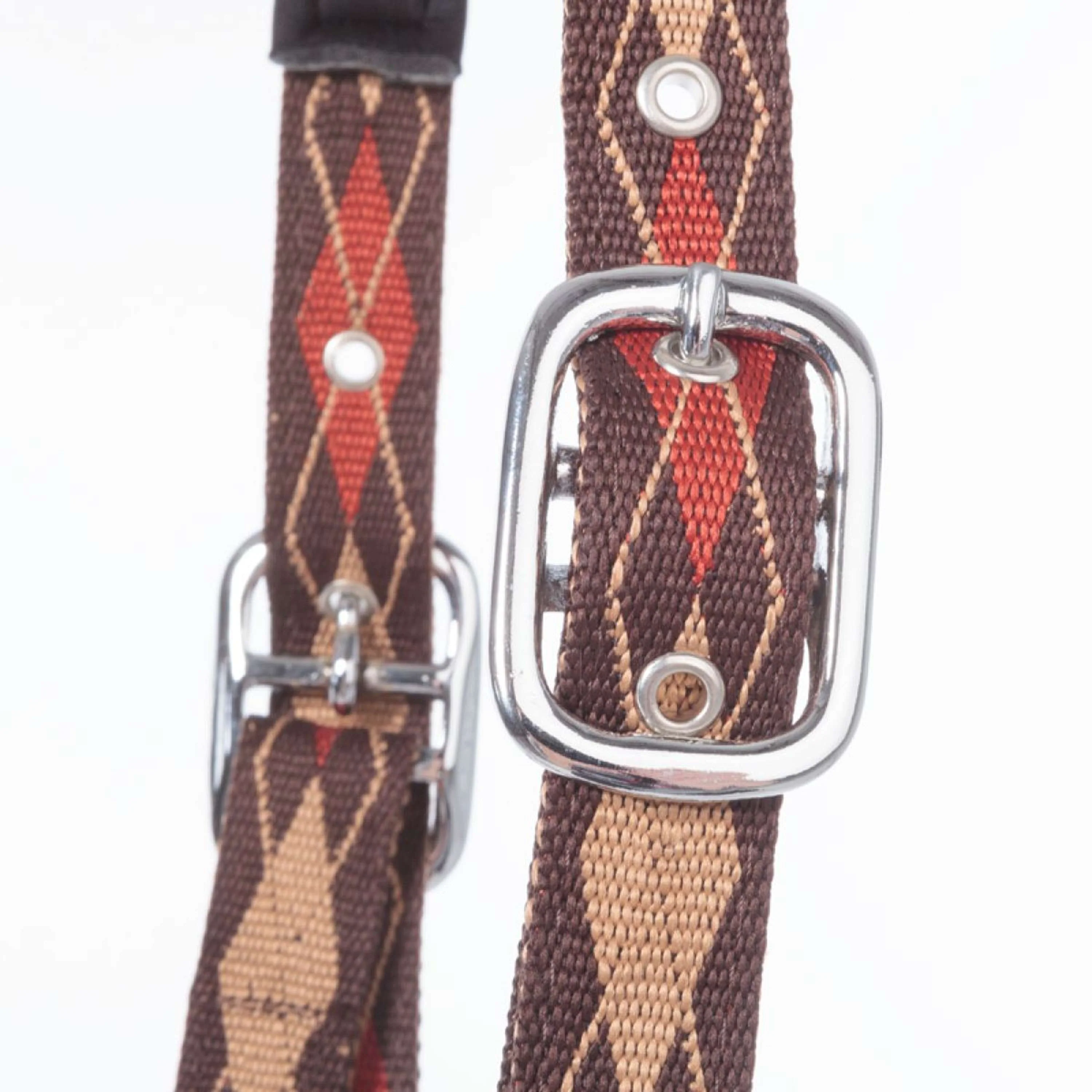 Kavalkade Cavezza Classic Raute Marrone/Marrone chiaro/Arancione - Image 3