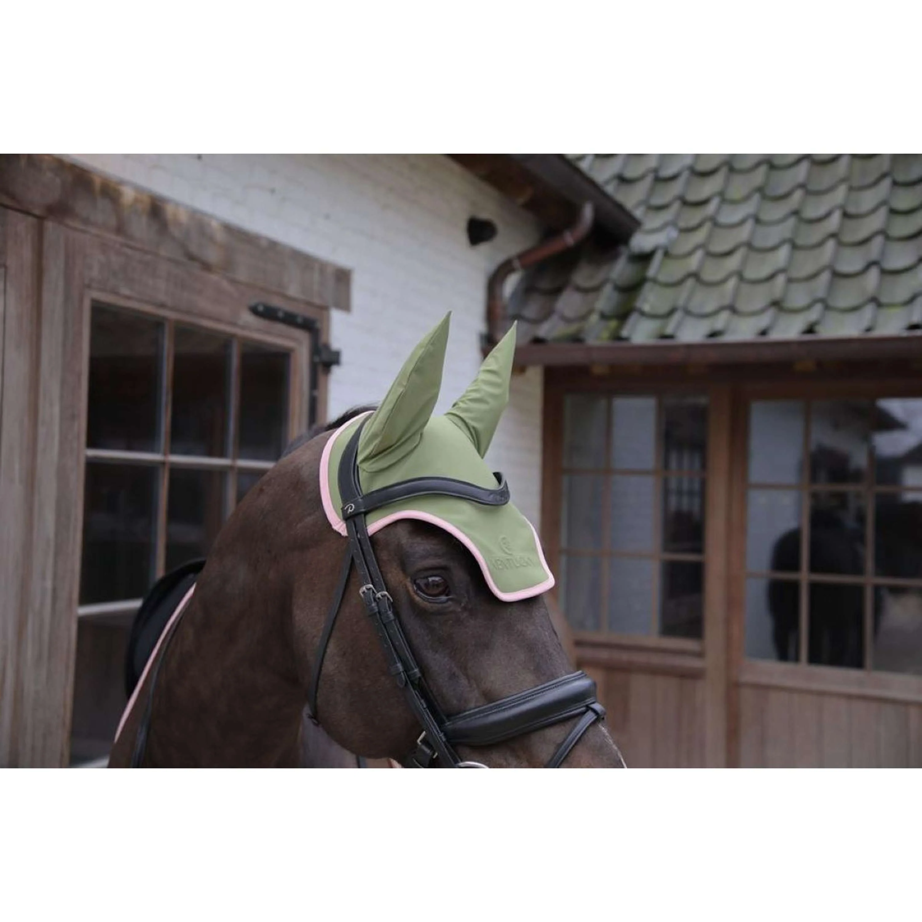 Kentucky Horsewear Cuffietta Wellington Softshell Cachi/Rosa antico - Image 2
