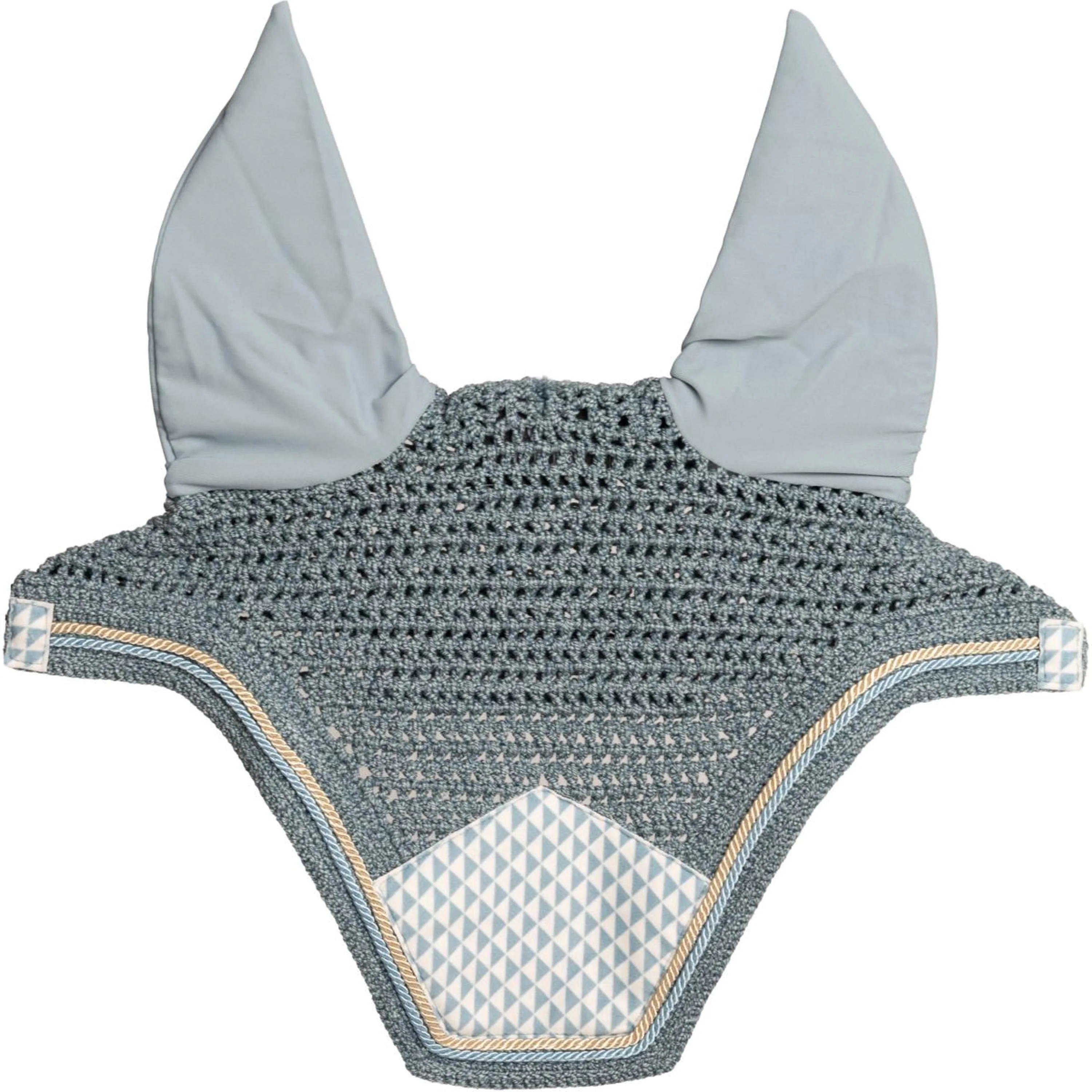 Kentucky Cuffietta Wellington Velvet Flags Azzurro