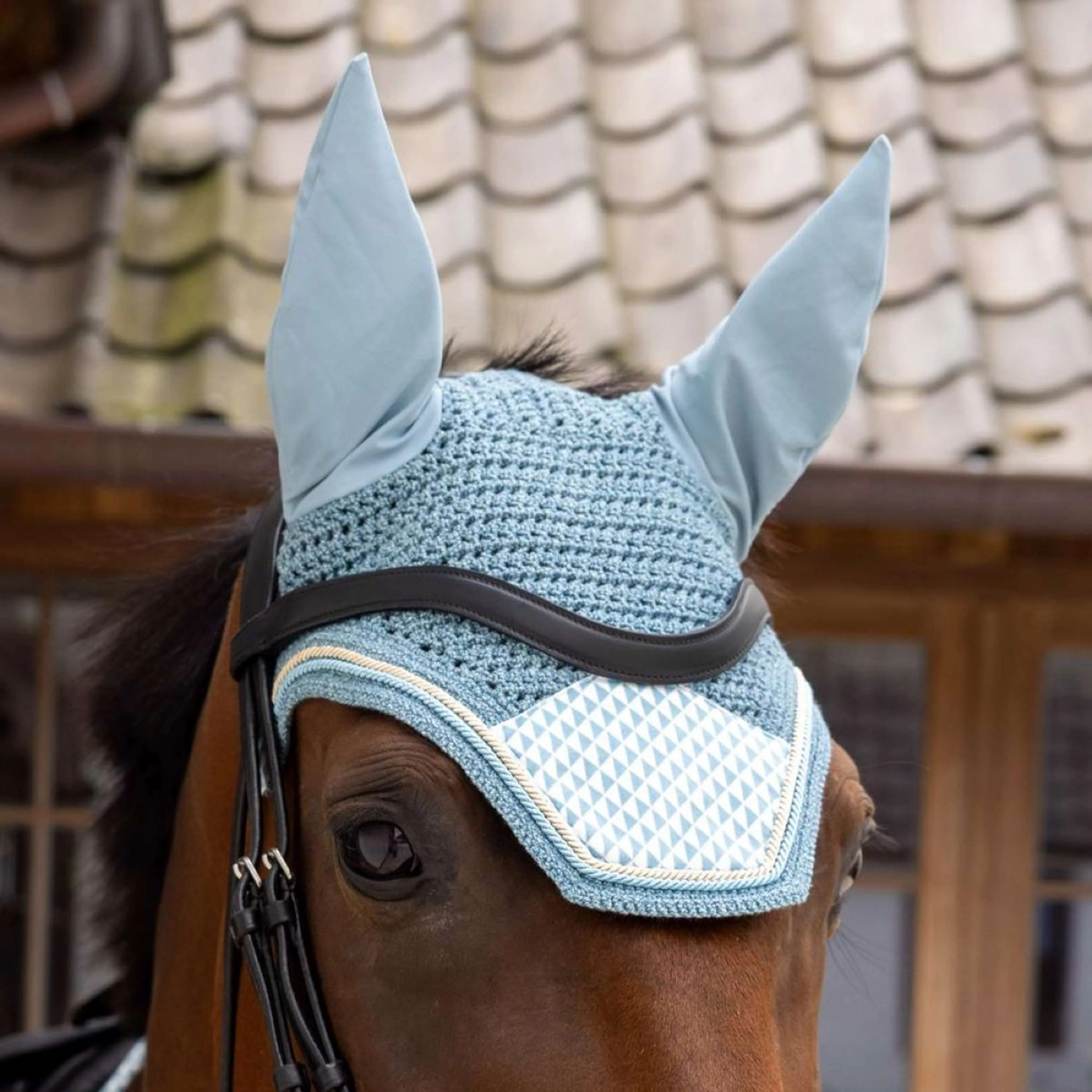 Kentucky Cuffietta Wellington Velvet Flags Azzurro - Image 2
