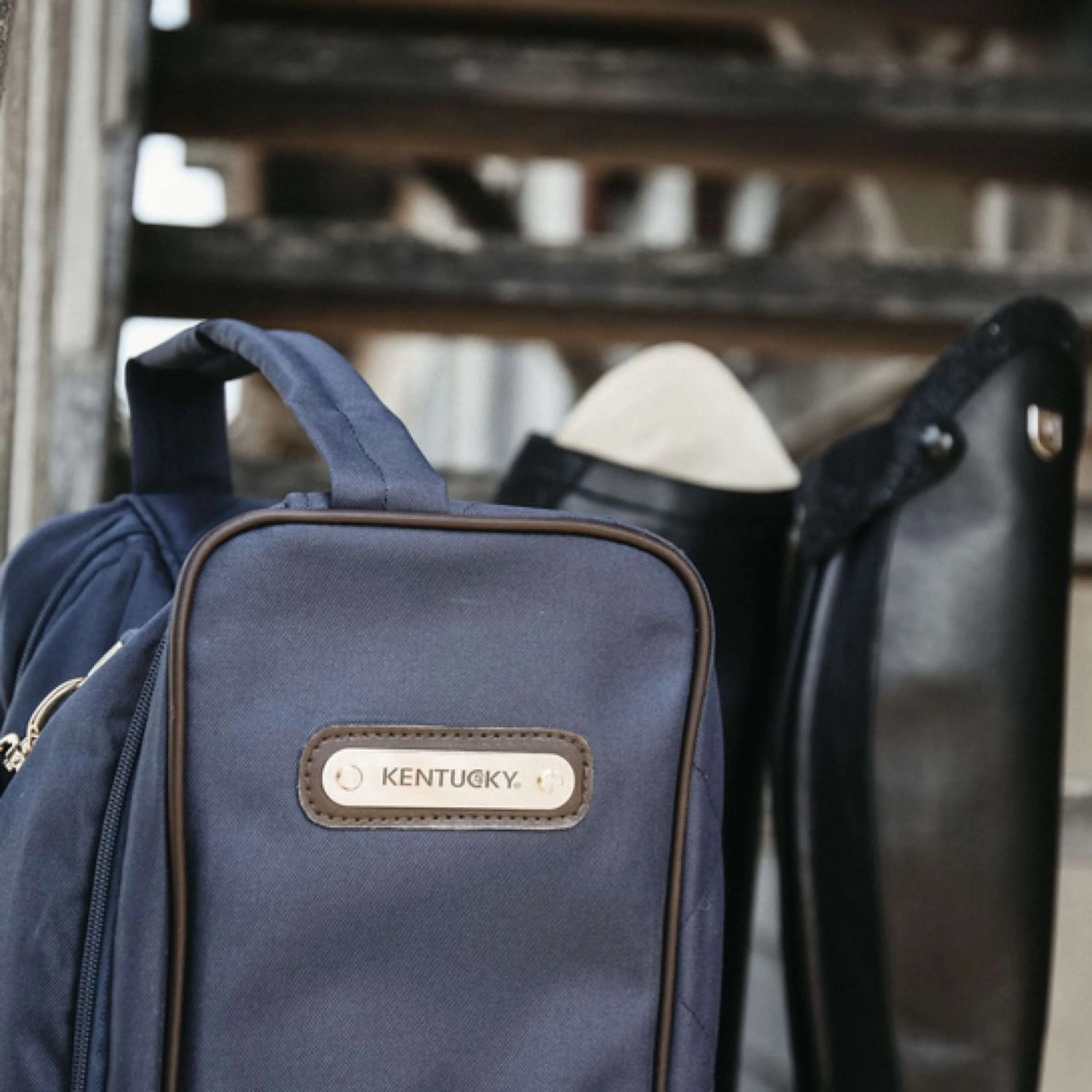 Kentucky Horsewear Borsa per Stivali Navy - Image 3