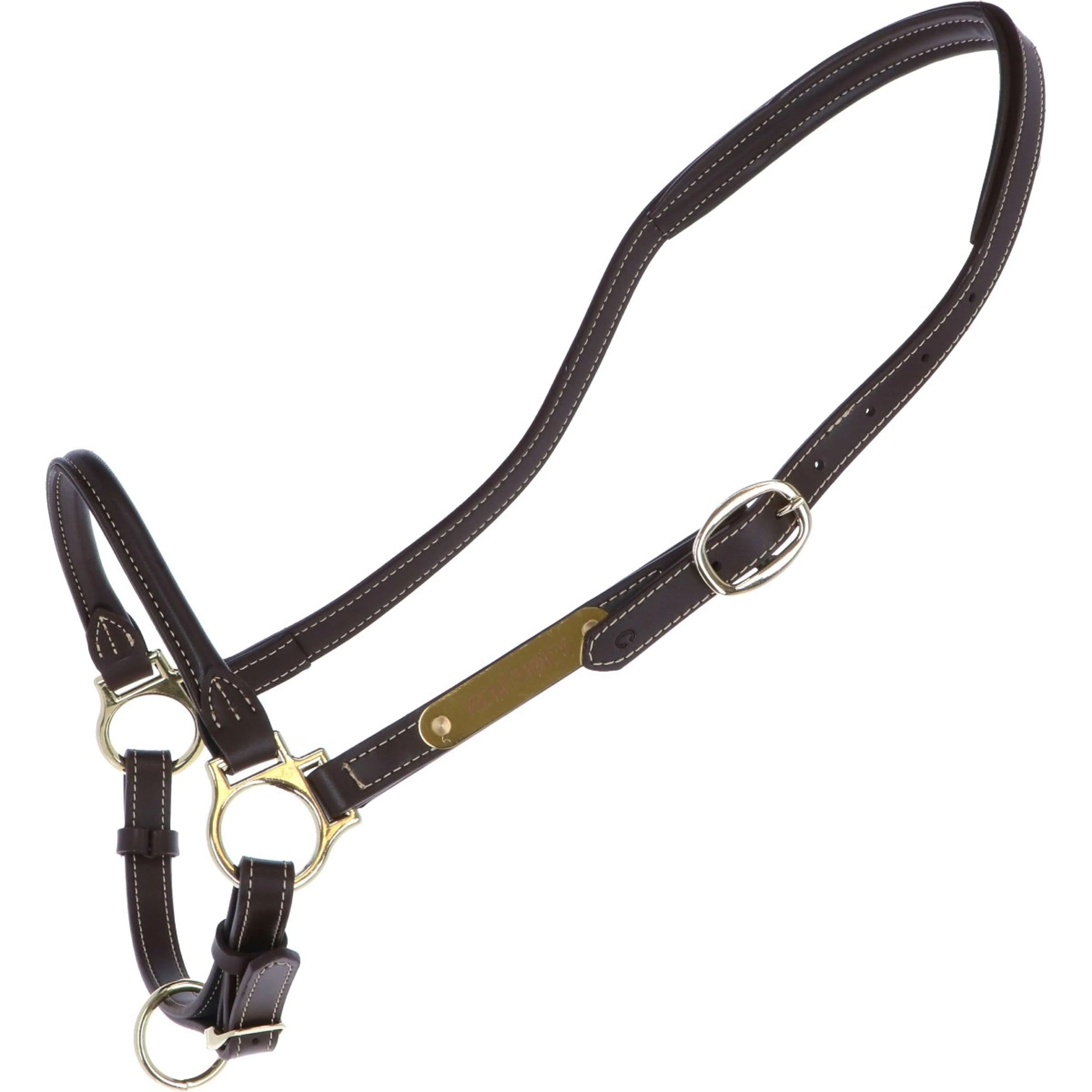 Kentucky Horsewear Cavezza Leather Grooming Marrone