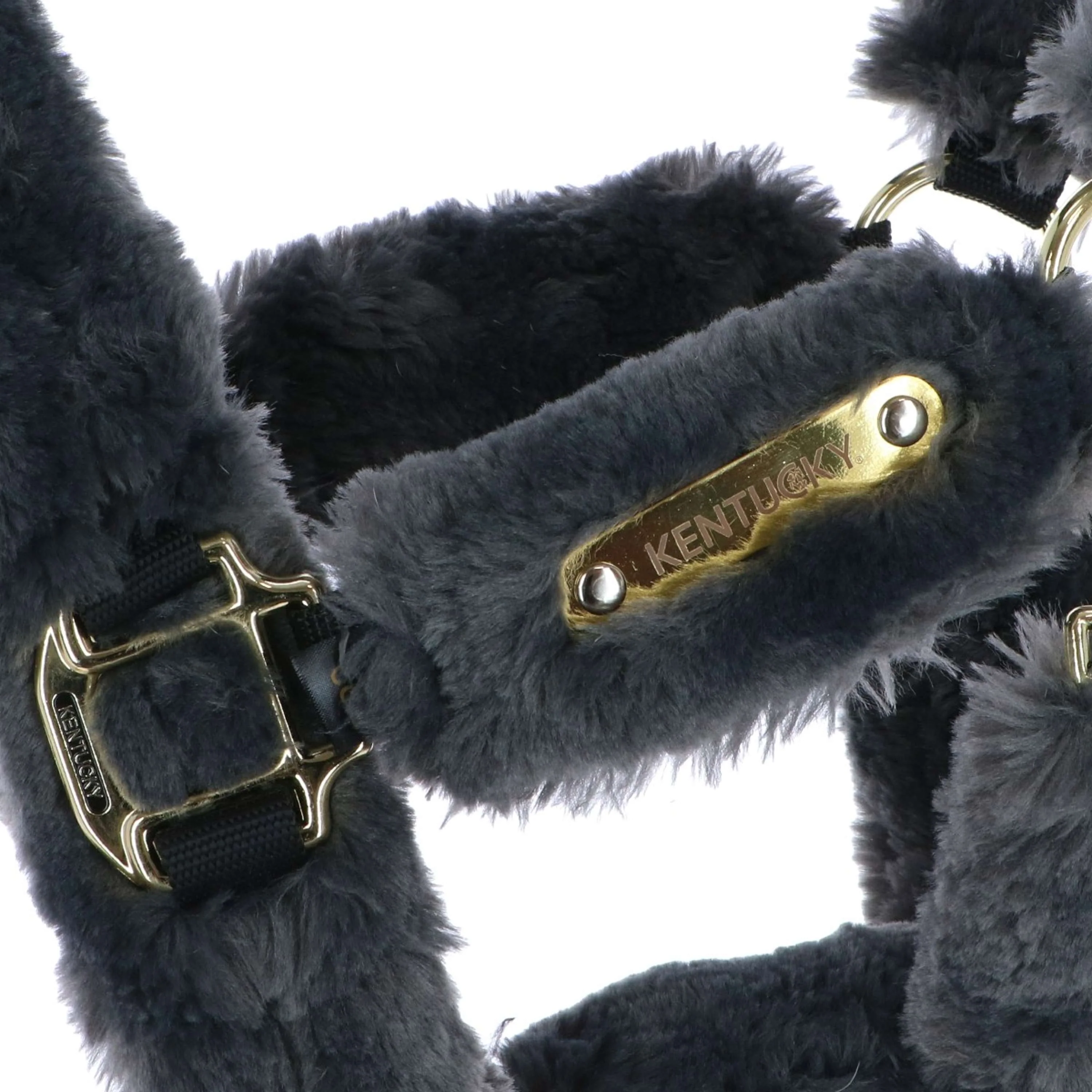 Kentucky Horsewear Cavezza Sheepskin Grigio - Image 2