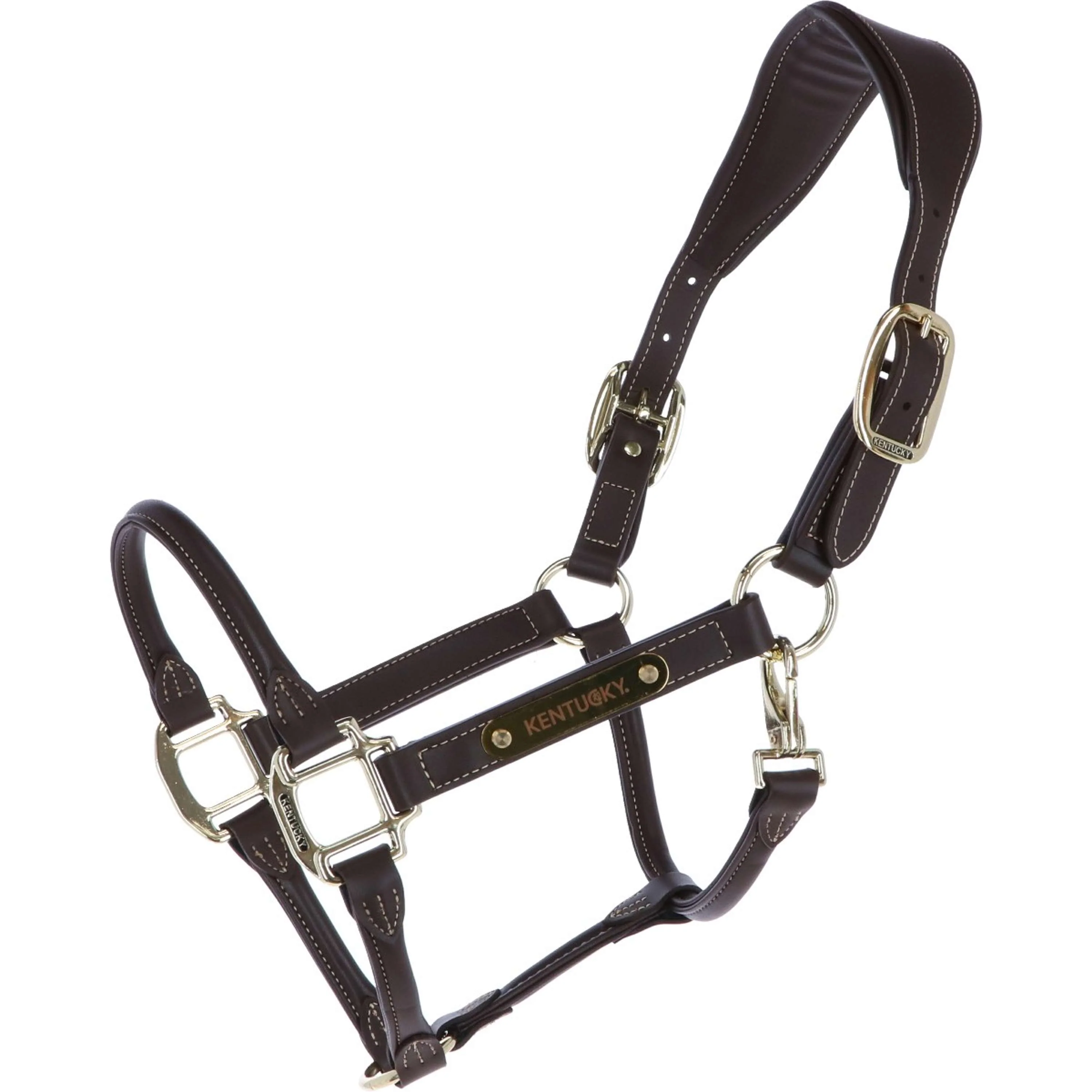 Kentucky Horsewear Cavezza Pelle Anatomica Marrone
