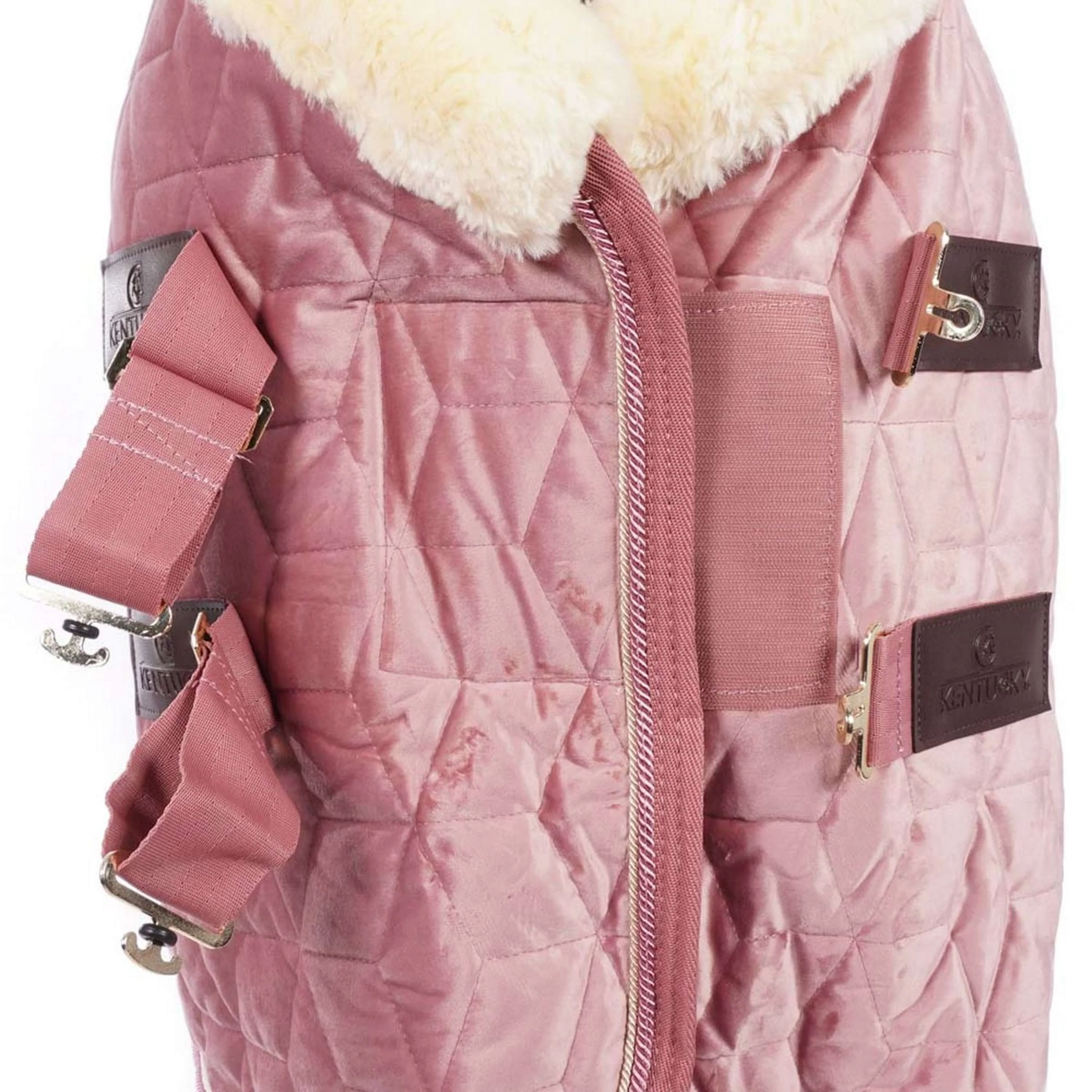 Kentucky Horsewear Coperta da esposizione Velvet Rosa antico - Image 7